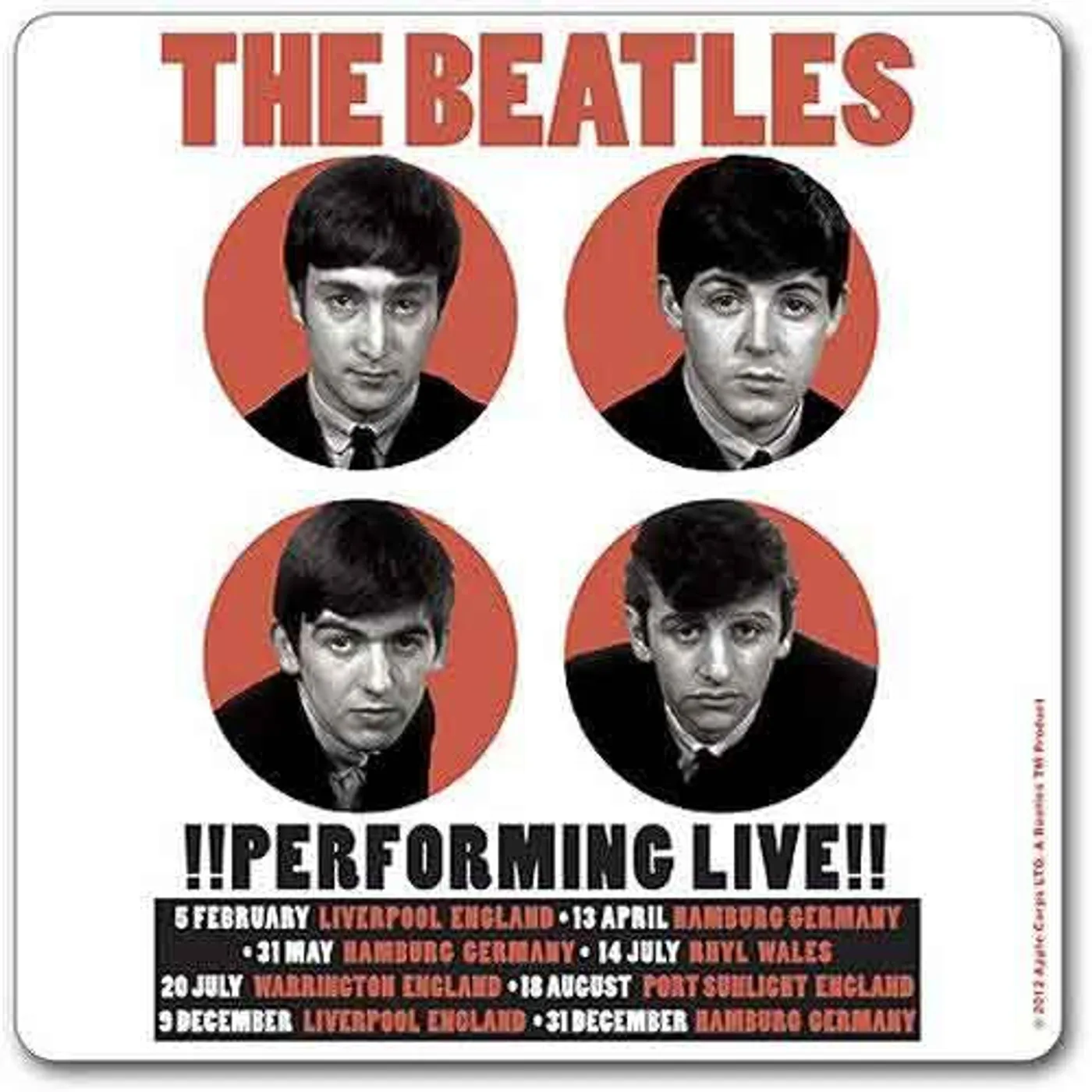 The Beatles Cork Coaster - Miles