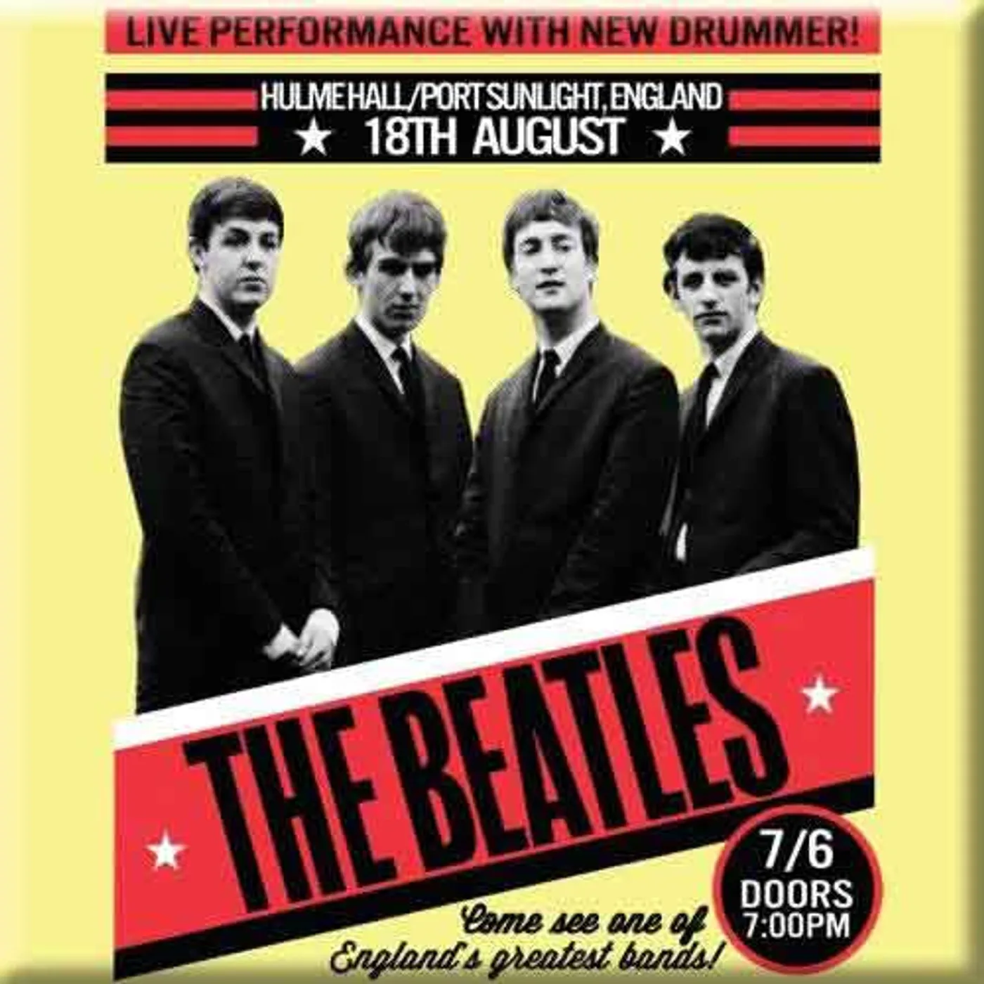 The Beatles Fridge Magnets - Classic Crest