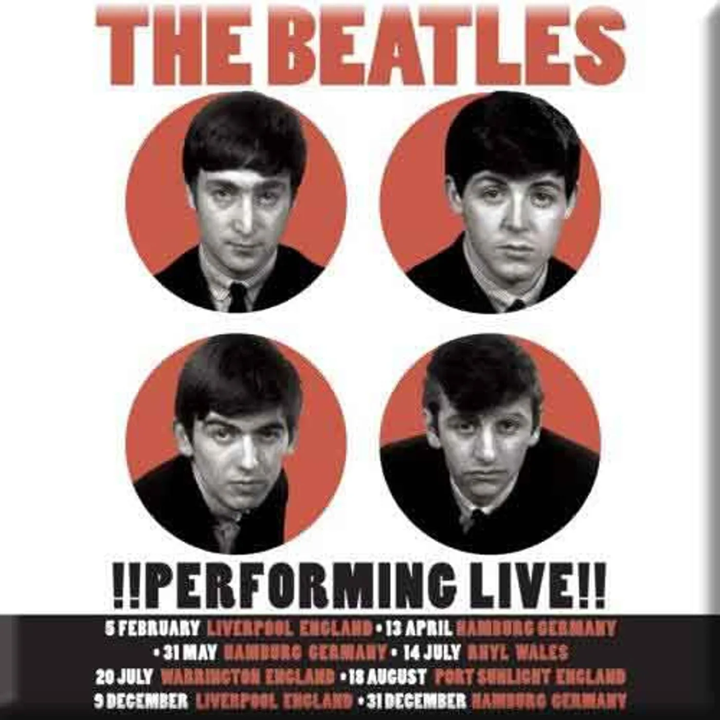 The Beatles Fridge Magnets - Tongues