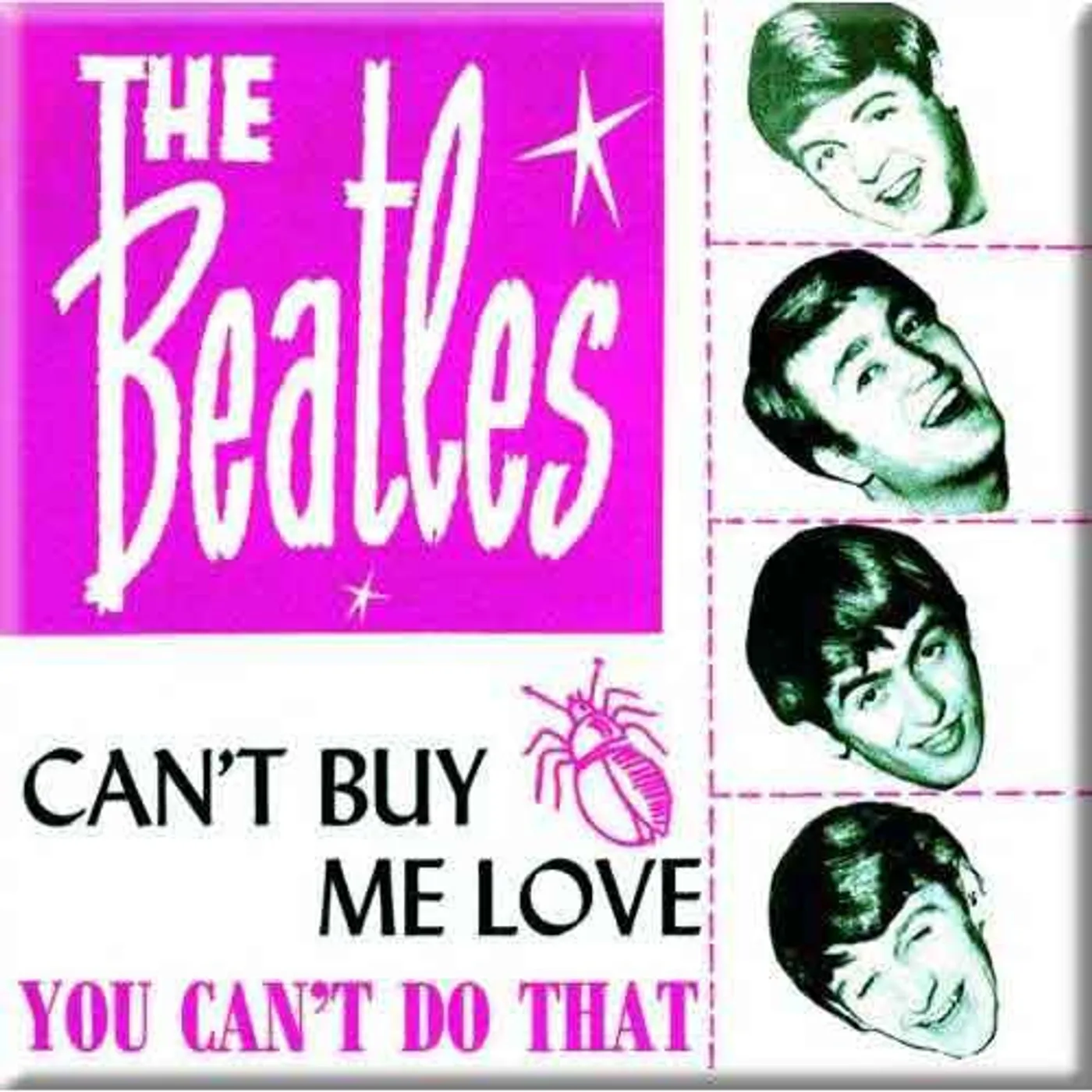The Beatles Fridge Magnets - Flash Individual Cork