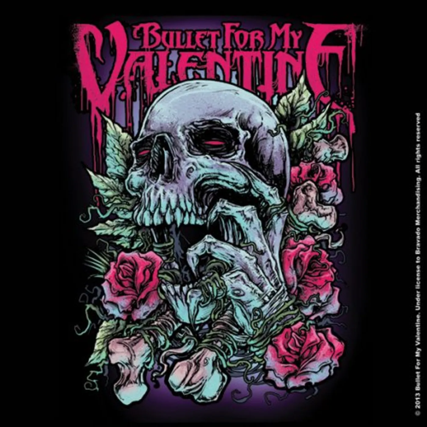 Bullet For My Valentine Cork Coaster - Lightning
