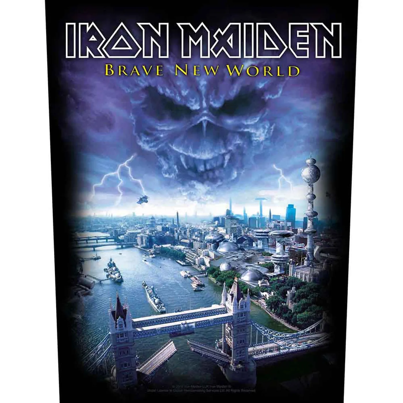 Iron Maiden Patches-Woven Sew On - Biker