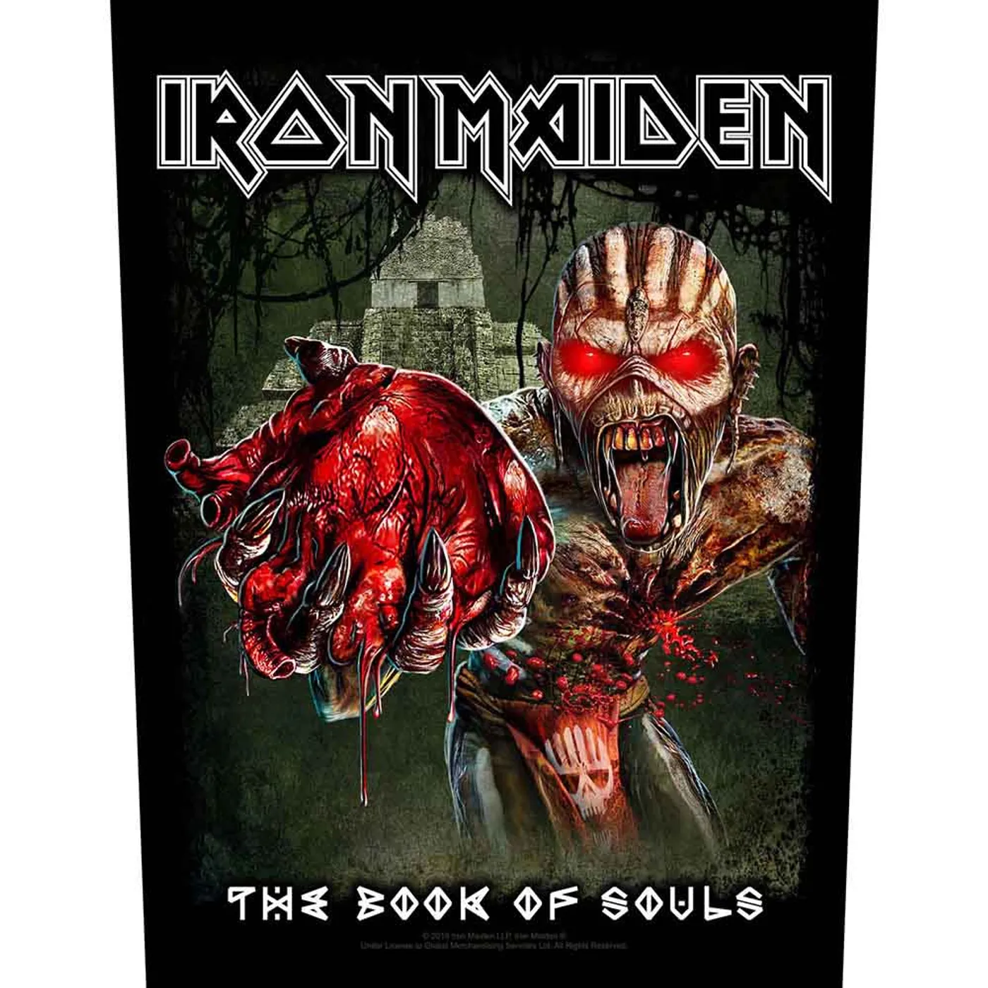 Iron Maiden Patches-Woven Sew On - Tongues
