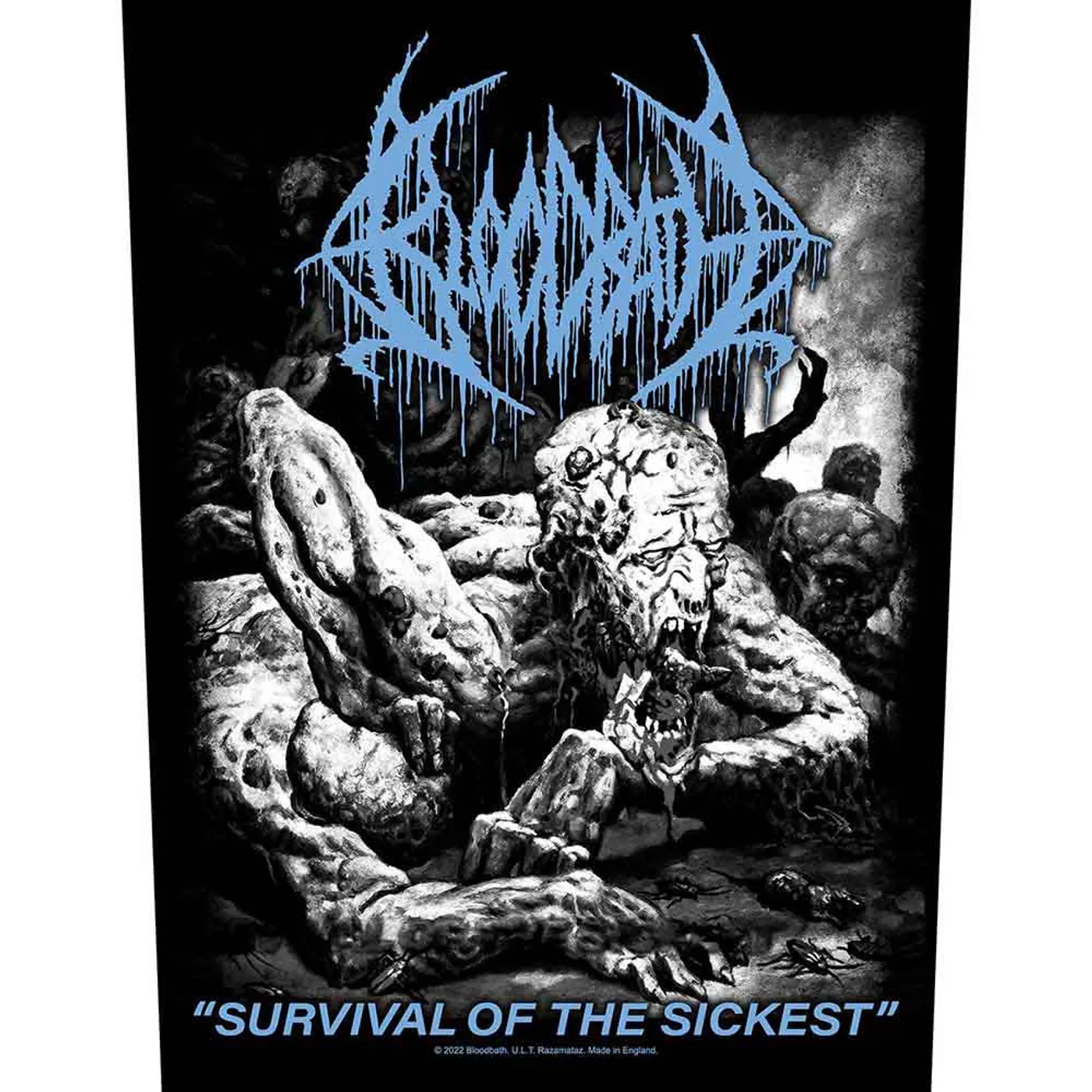 Bloodbath Patches-Woven Sew On - And Justice For All
