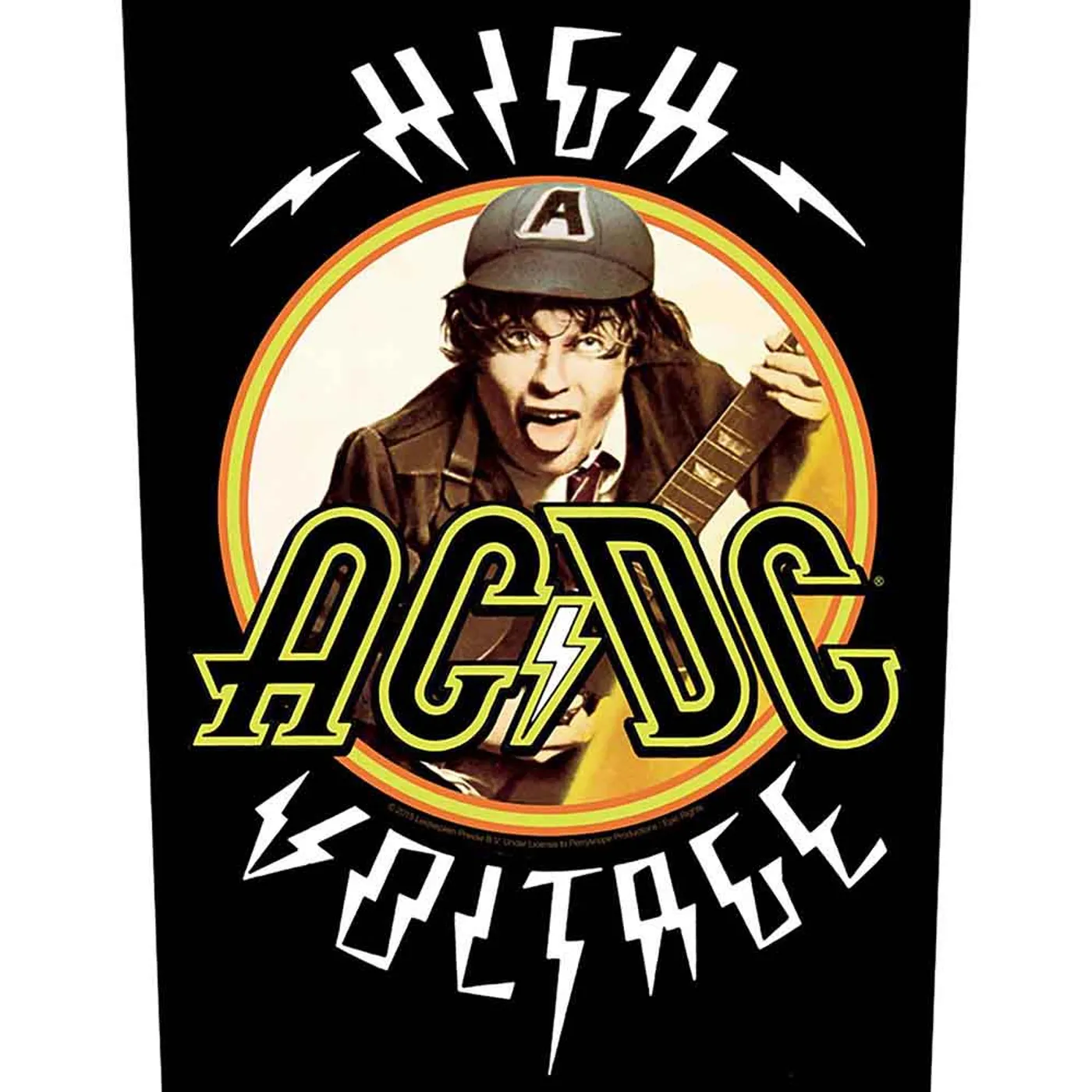 AC/DC Patches-Woven Sew On - Love Me Do