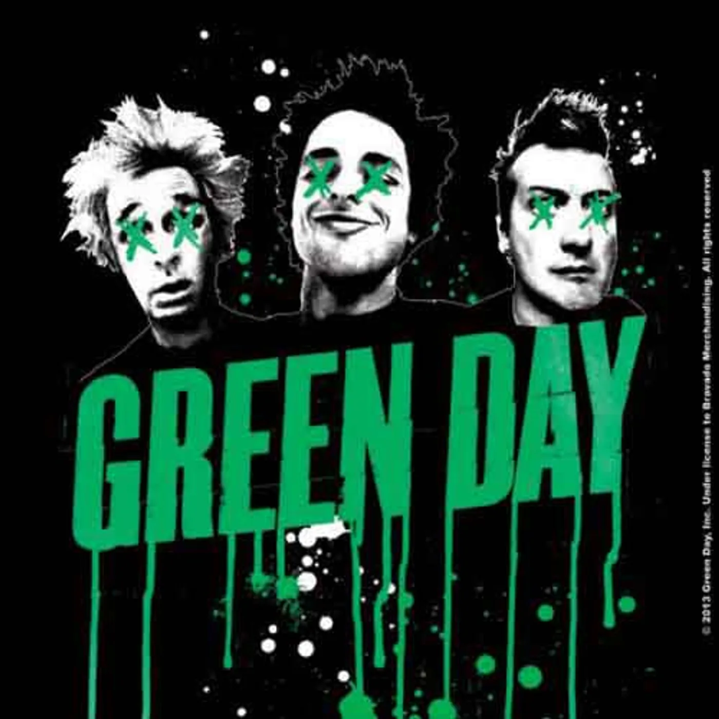 Green Day Cork Coaster - Seventh Son JD Print