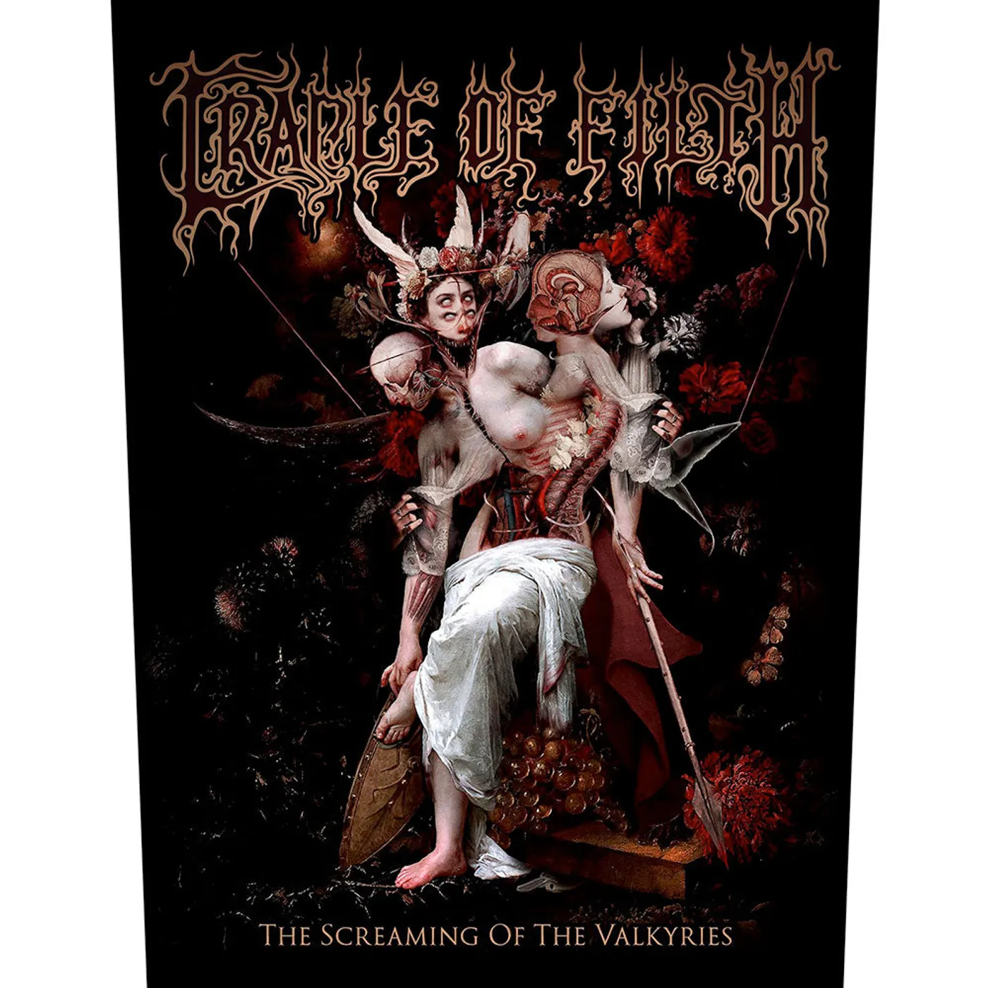 Cradle Of Filth Patches-Woven Sew On - Black Logo