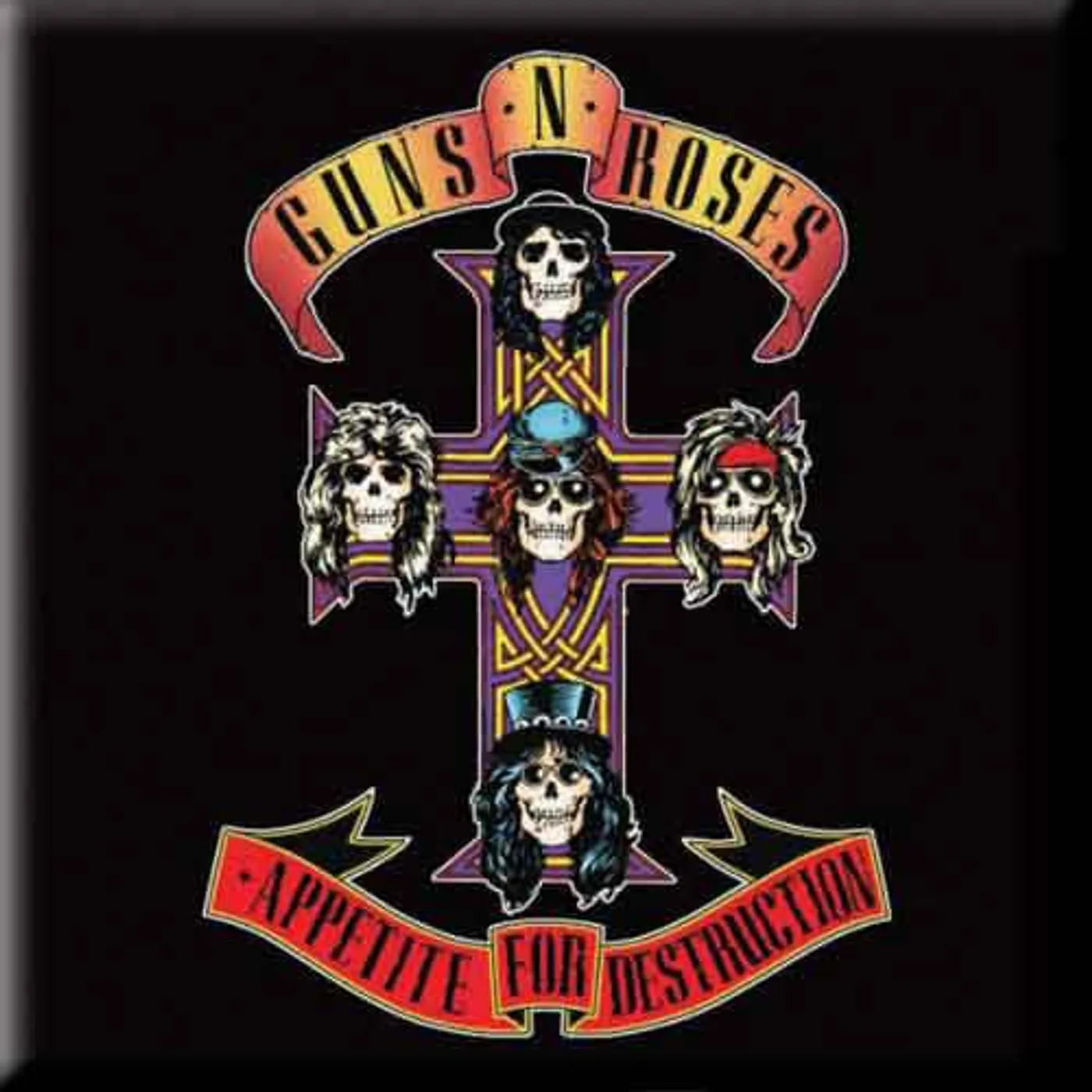 Guns N' Roses Fridge Magnets - Ategnatos JD Print