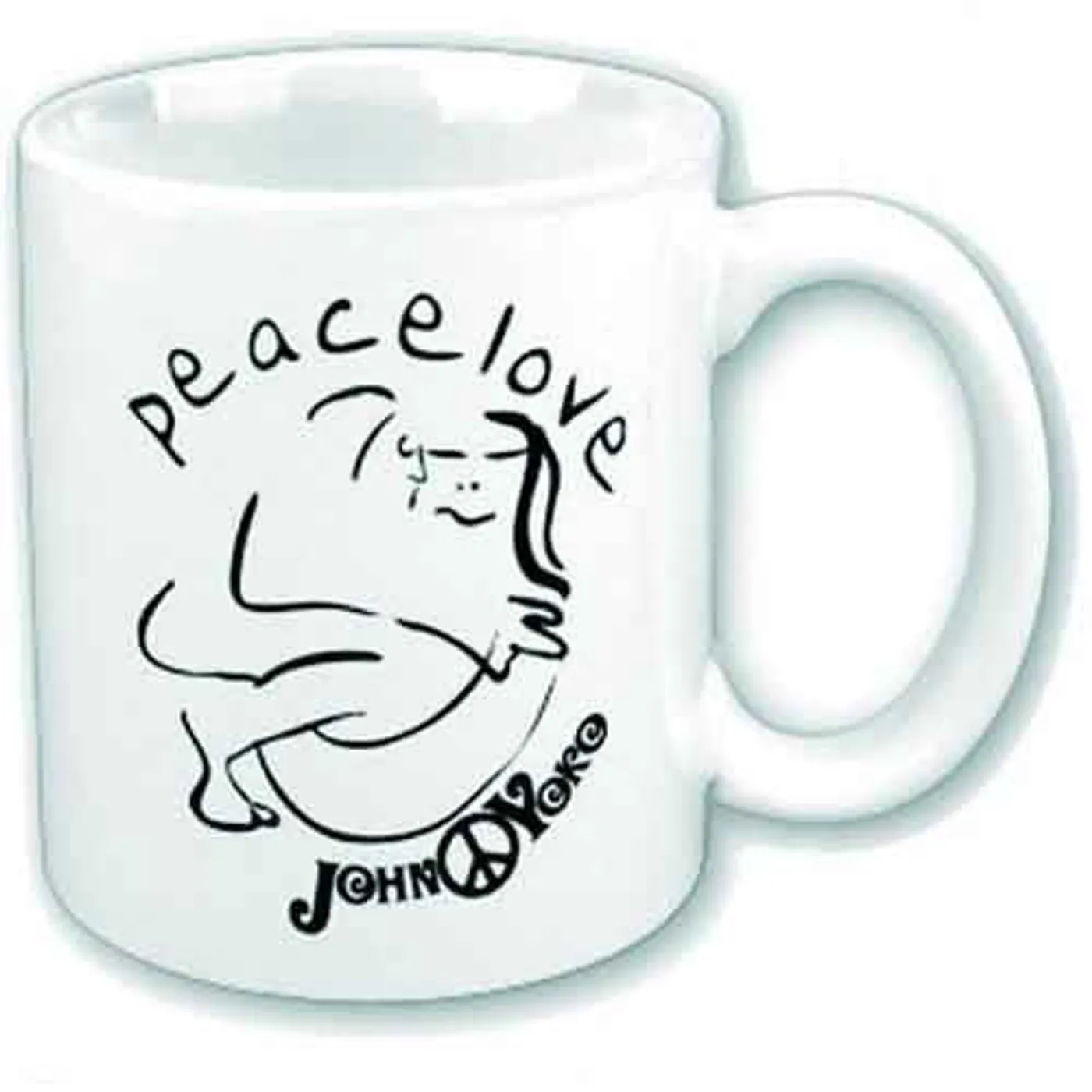 John Lennon Matte Mugs - A Is For Apple