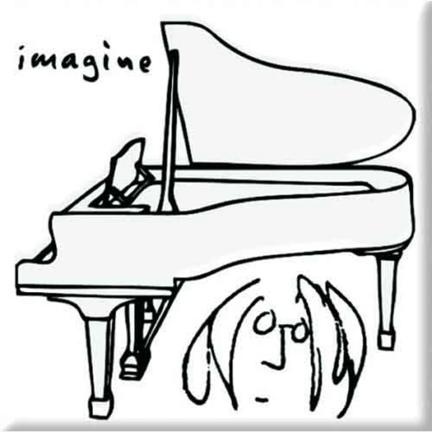 John Lennon Fridge Magnets - Live In Concert