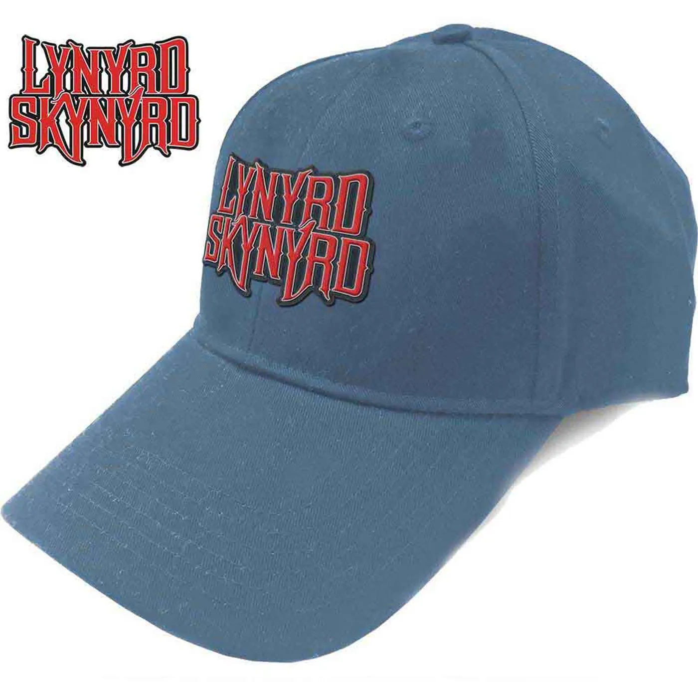 Lynyrd Skynyrd Baseball Caps - Chrome Logo Metal
