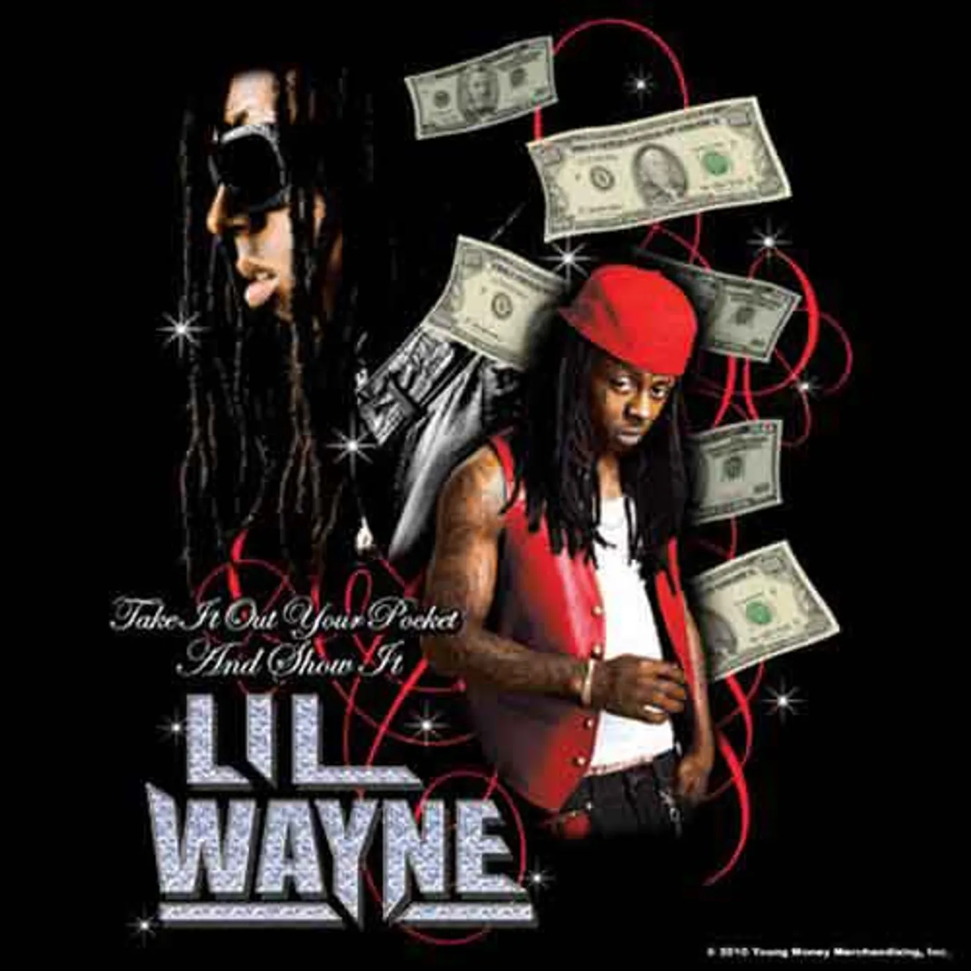 Lil Wayne Cork Coaster - Eagle & Flags