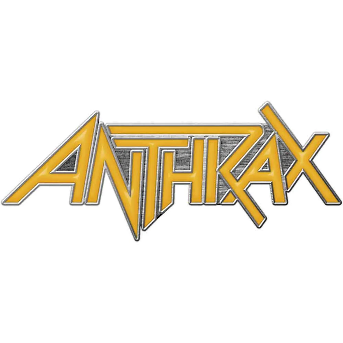 Anthrax Pin Badge - Back In Black