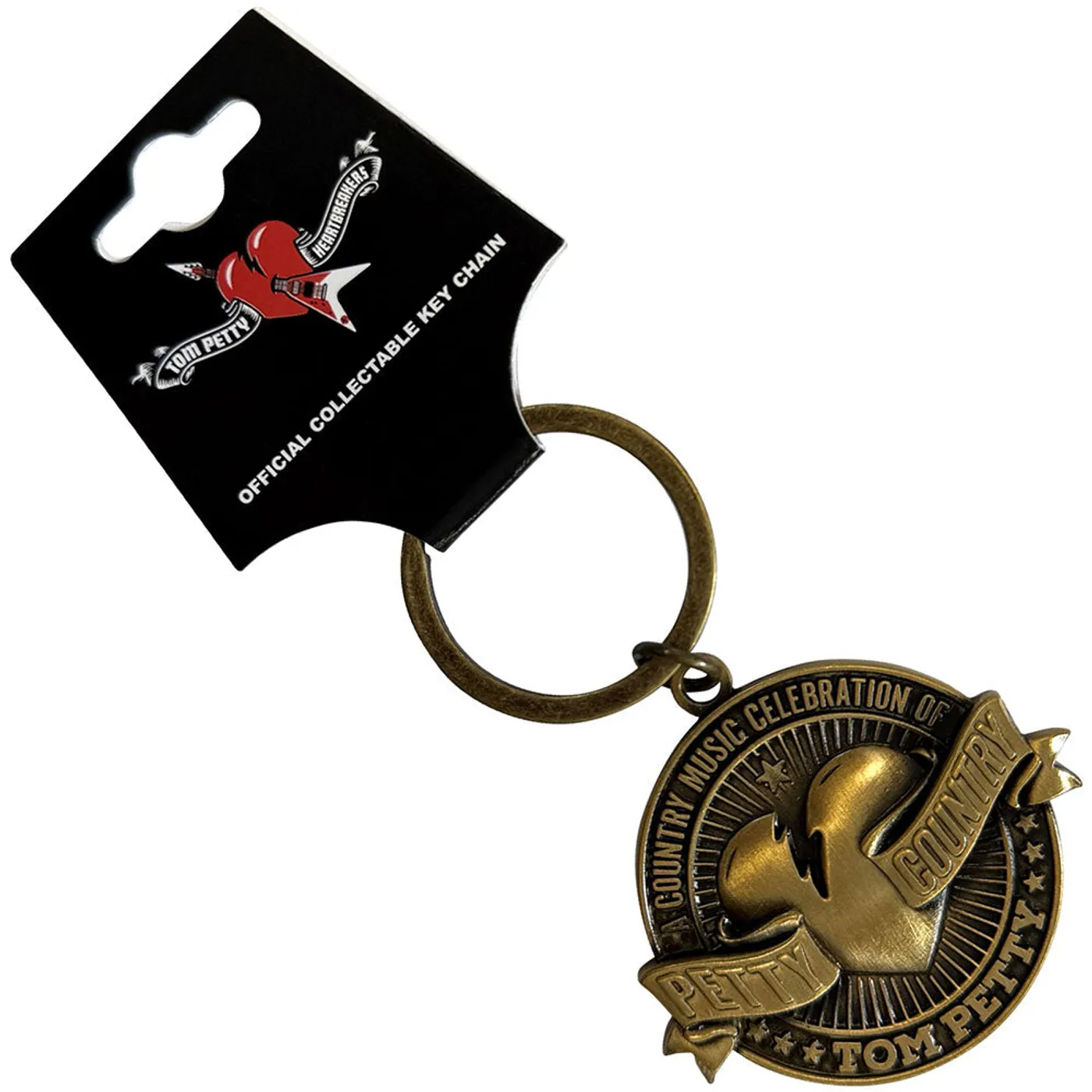 Tom Petty Standard Keychains - Pearl Emblem Mono