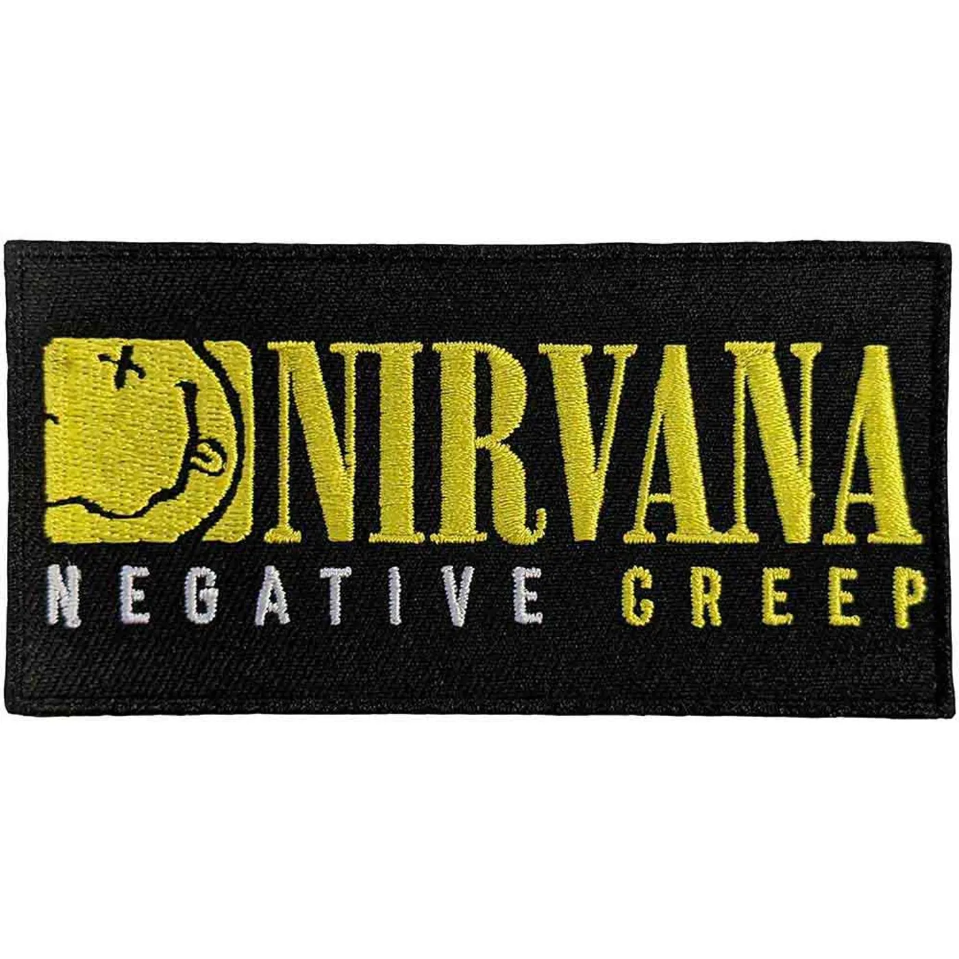 Nirvana Patches-Iron On - Bulldog & Flag