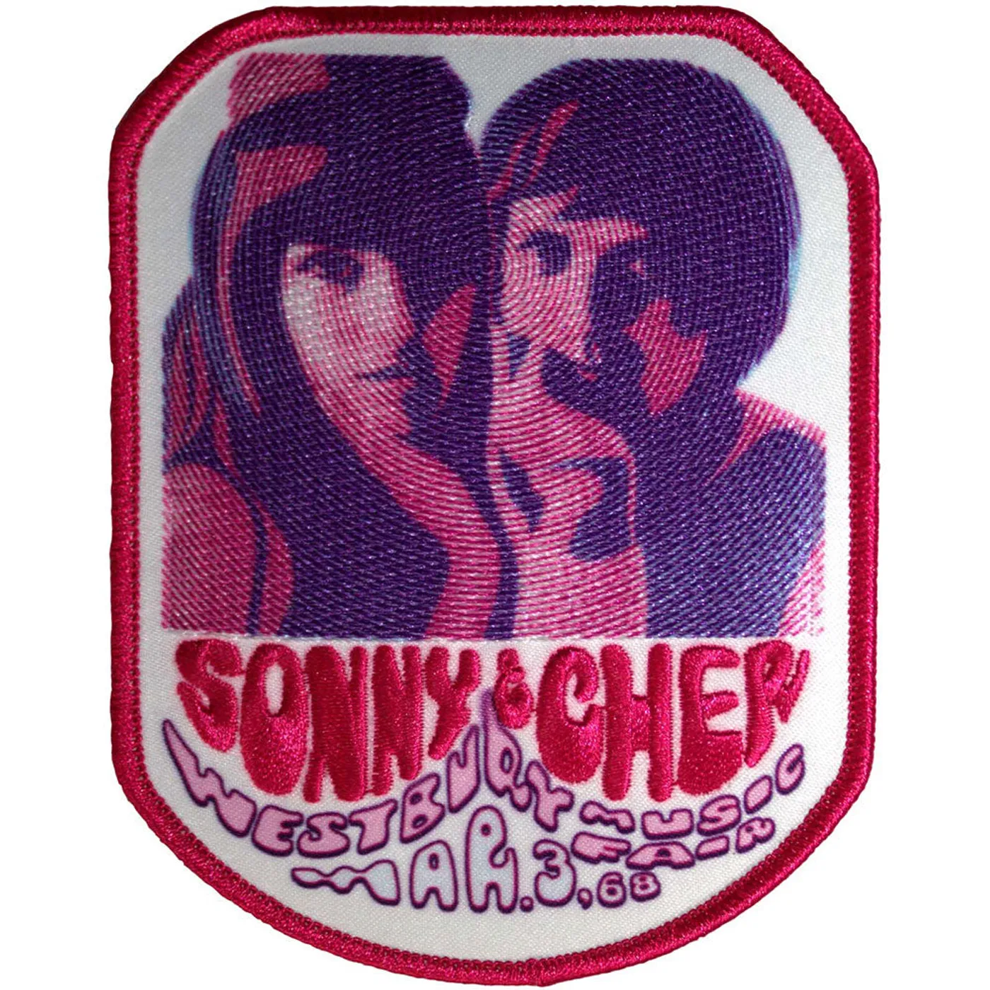 Sonny & Cher Patches-Iron On - World Tour 1978