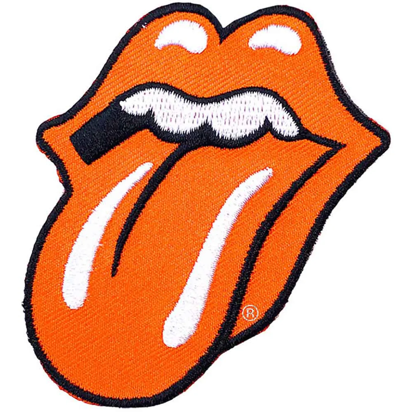 The Rolling Stones Patches-Woven Sew On - Deathbat Crest Cut-Out