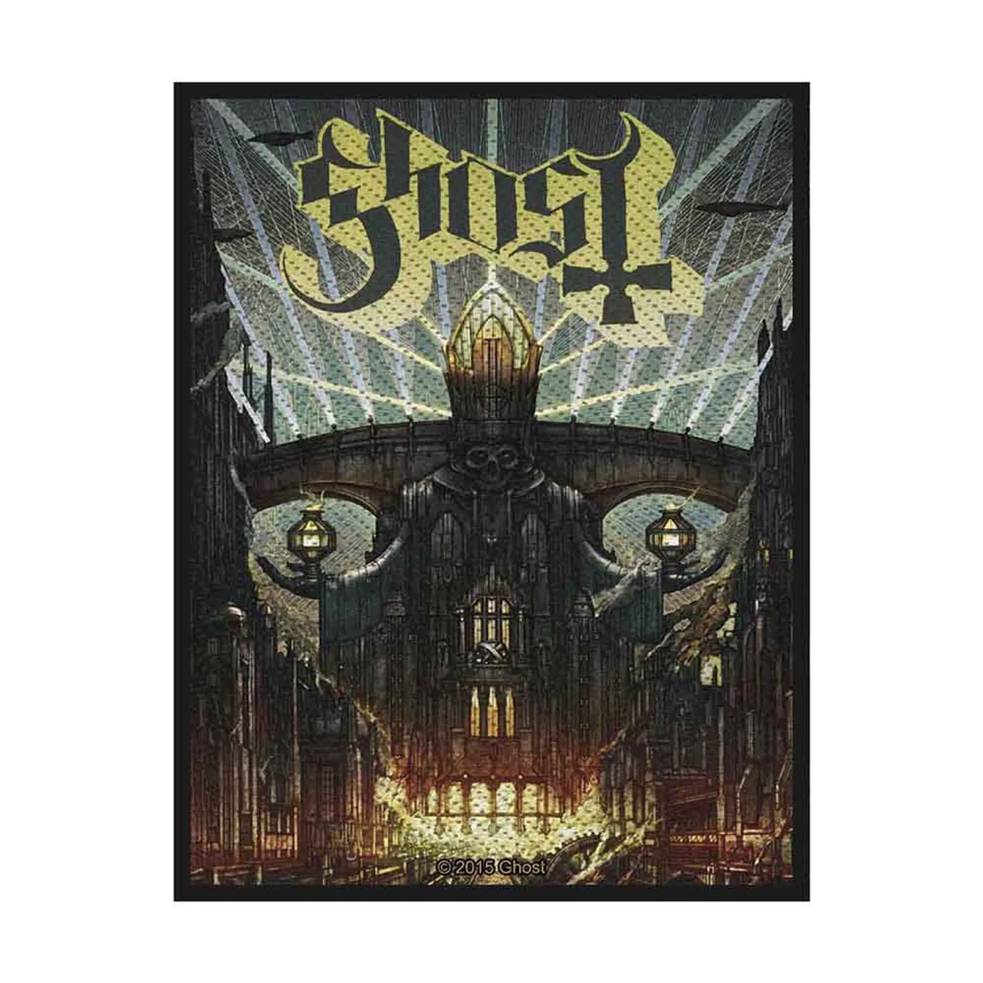 Ghost Patches-Woven Sew On - Stronger Than All Band Photo