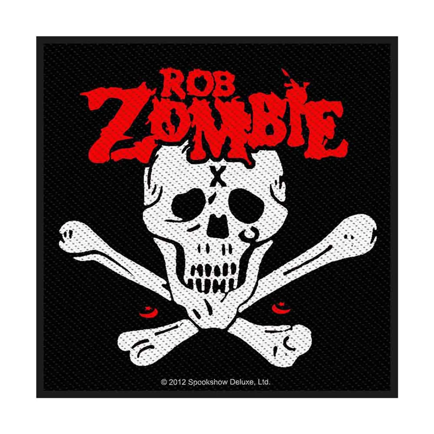 Rob Zombie Patches-Woven Sew On - Blizzard Of Ozz
