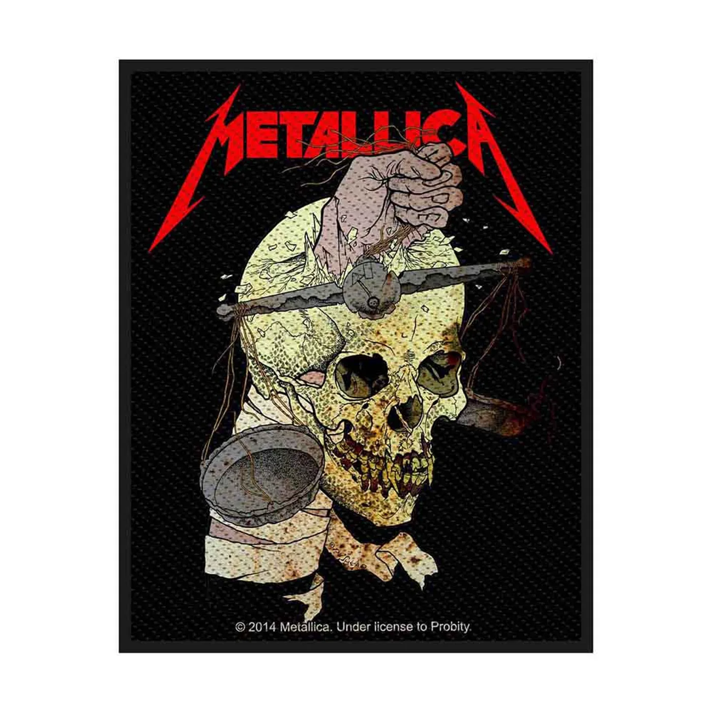 Metallica Patches-Woven Sew On - Bang That Head