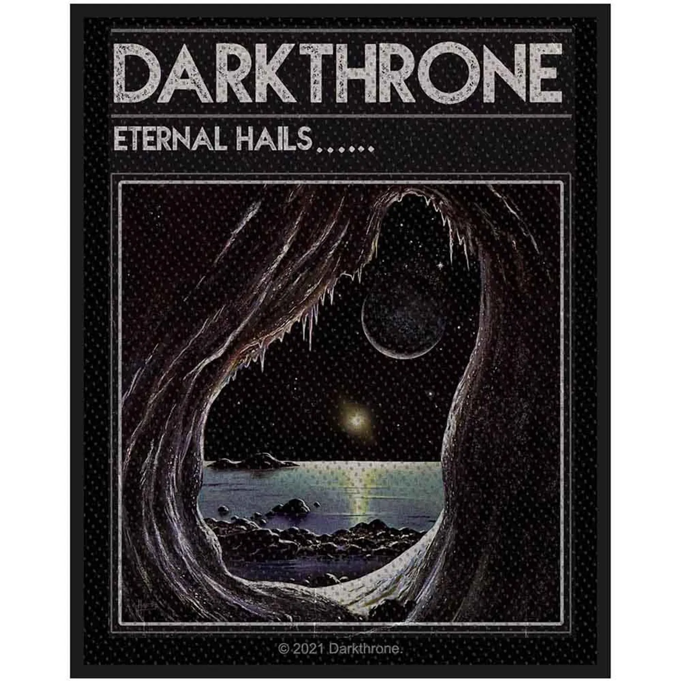 Darkthrone Patches-Woven Sew On - To Hell With God