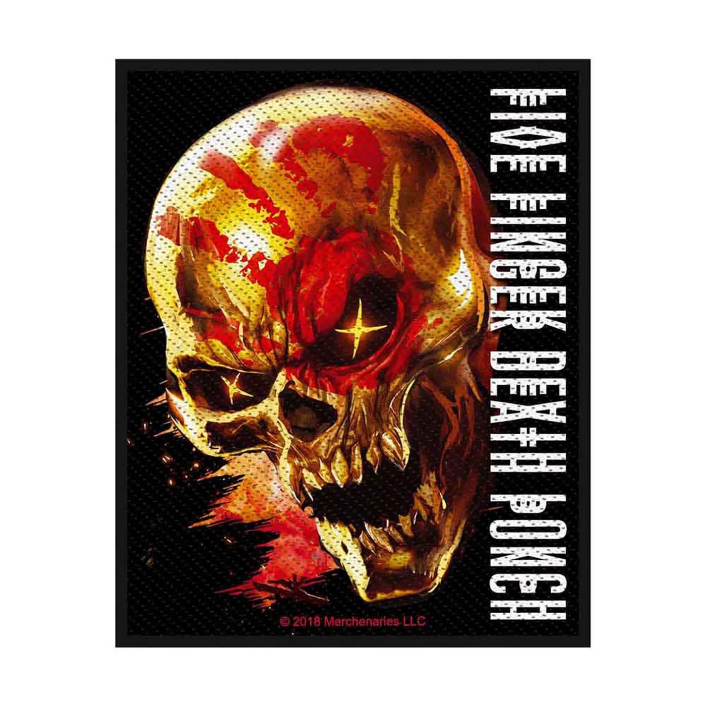 Five Finger Death Punch Patches-Woven Sew On - Classic Tongue