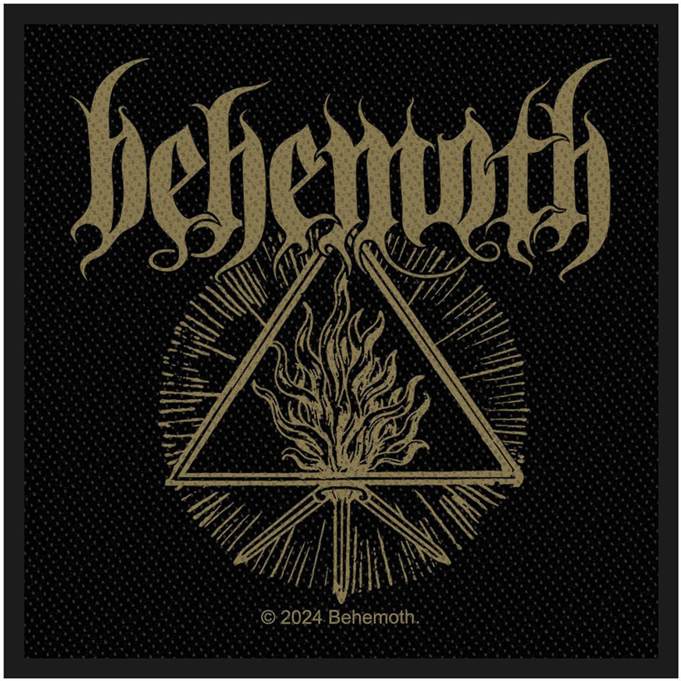 Behemoth Patches-Woven Sew On - High Voltage Angus