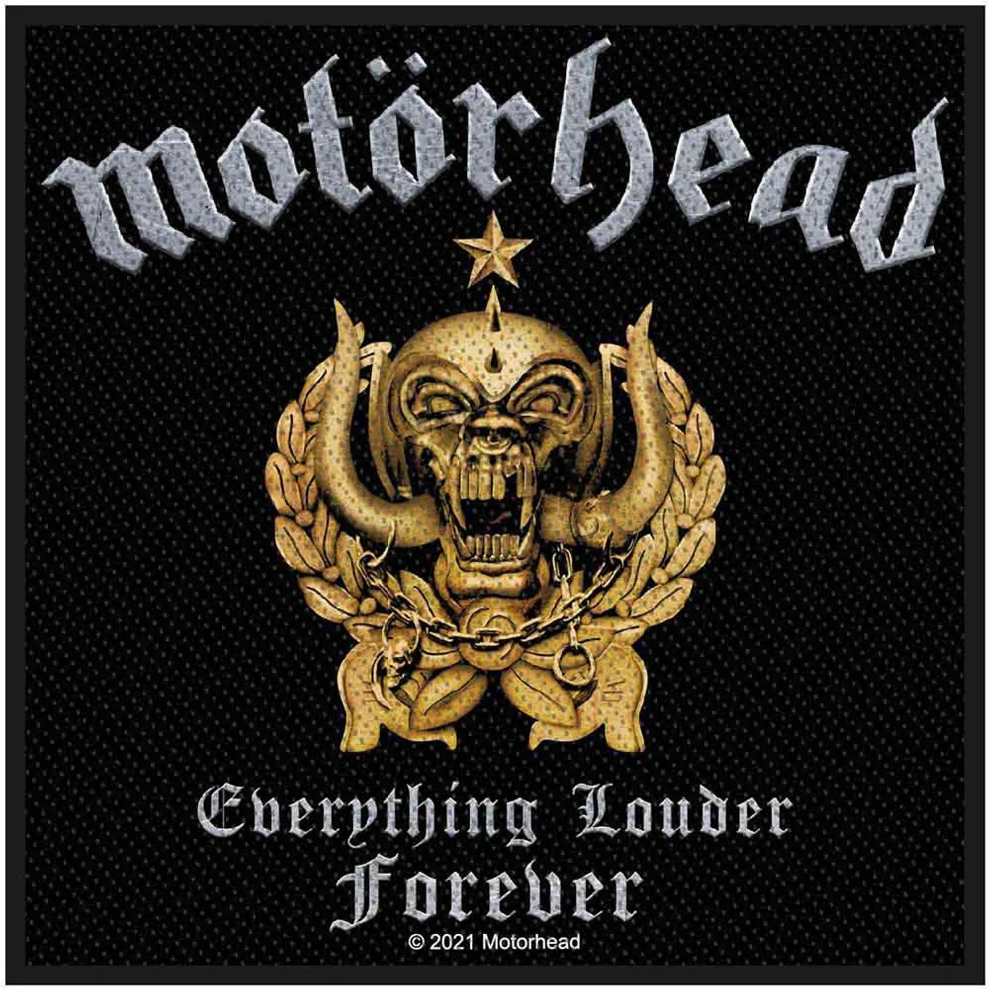 Motörhead Patches-Woven Sew On - Zombie Face
