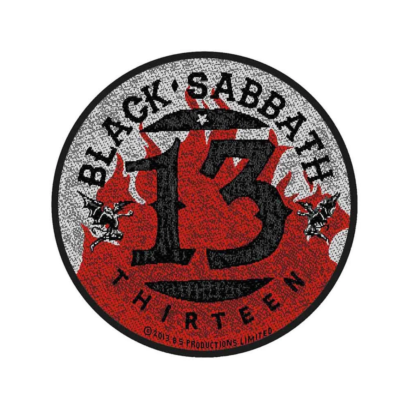 Black Sabbath Patches-Woven Sew On - Shout At The Devil