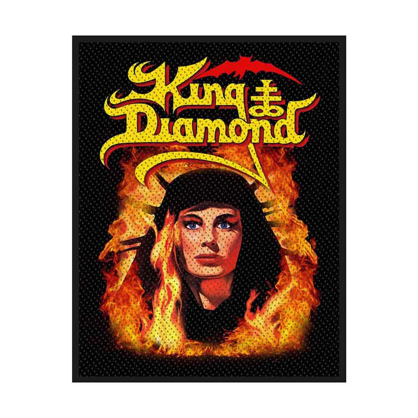 King Diamond Patches-Woven Sew On - Morbid Antichrist