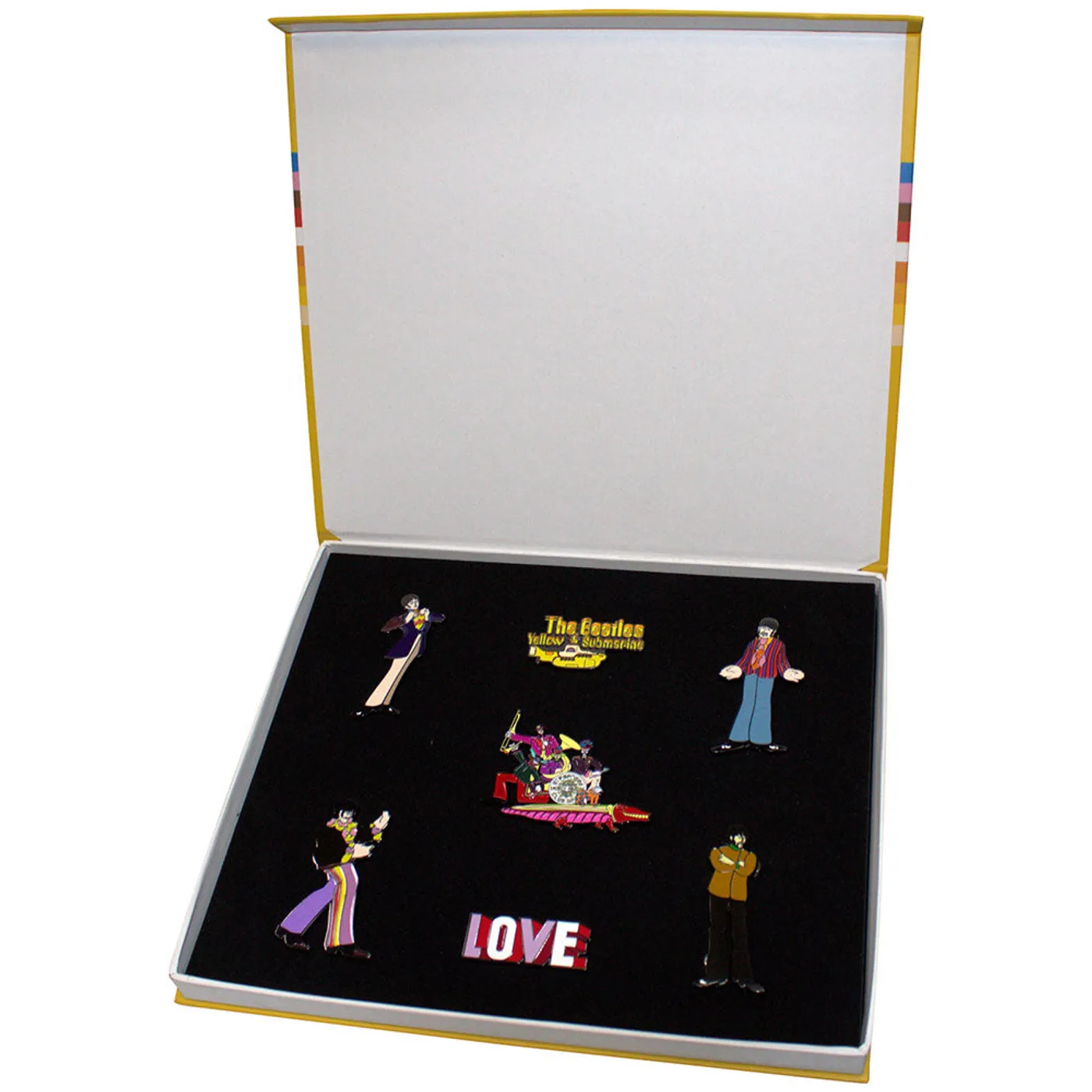 The Beatles Pin Badge Sets - Logo & Icons
