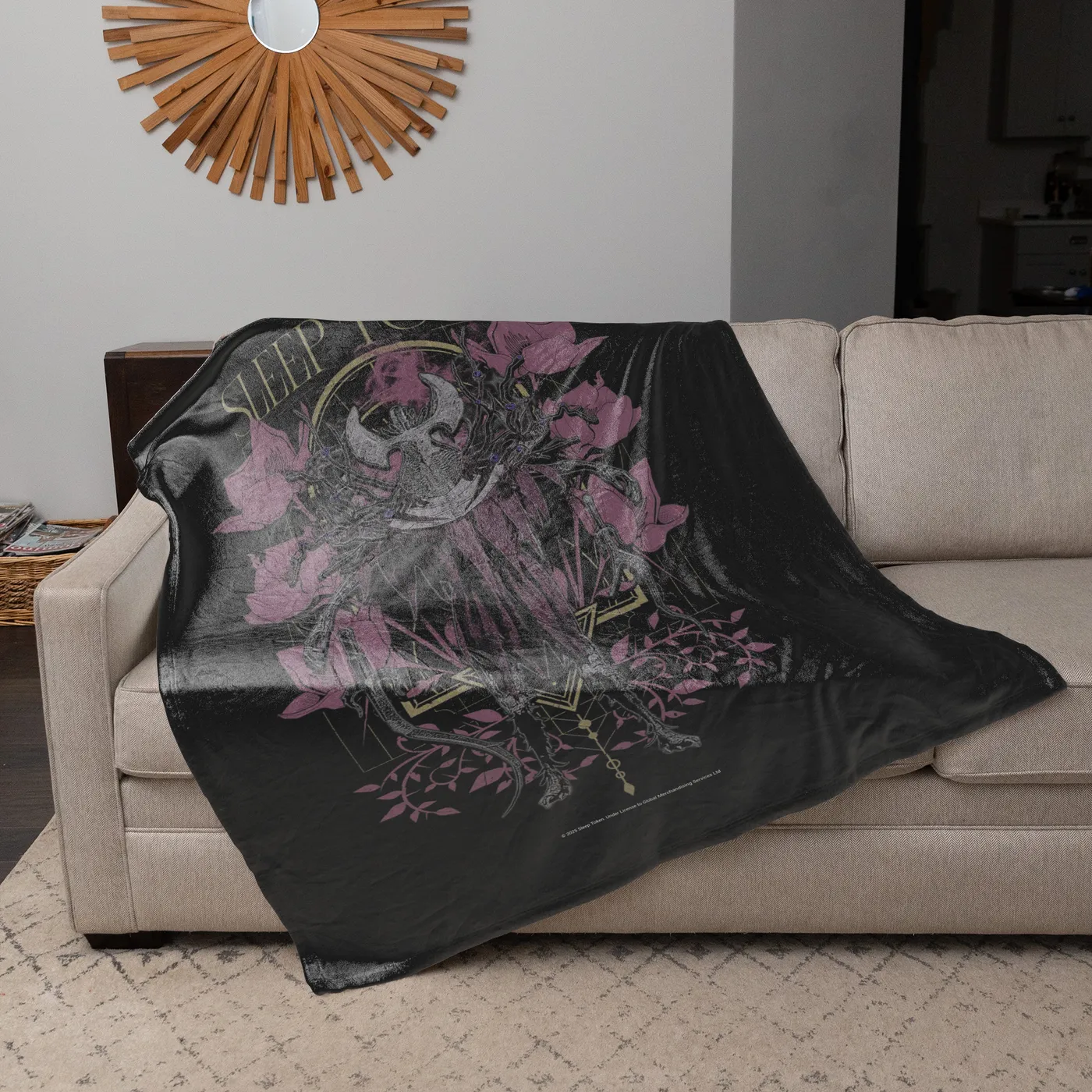 Rocksax Sleep Token Sherpa Fleece Blanket - Even In Arcadia 2