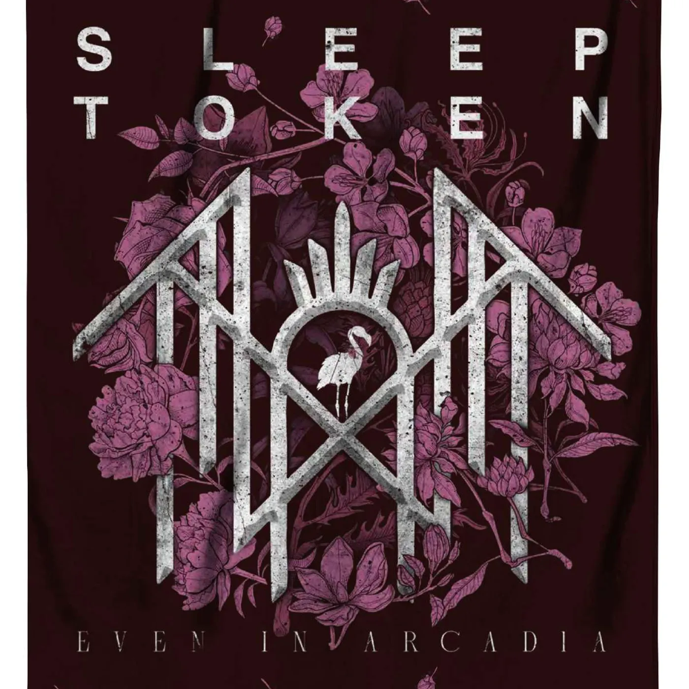 Rocksax Sleep Token Sherpa Fleece Blanket - Even In Arcadia 3