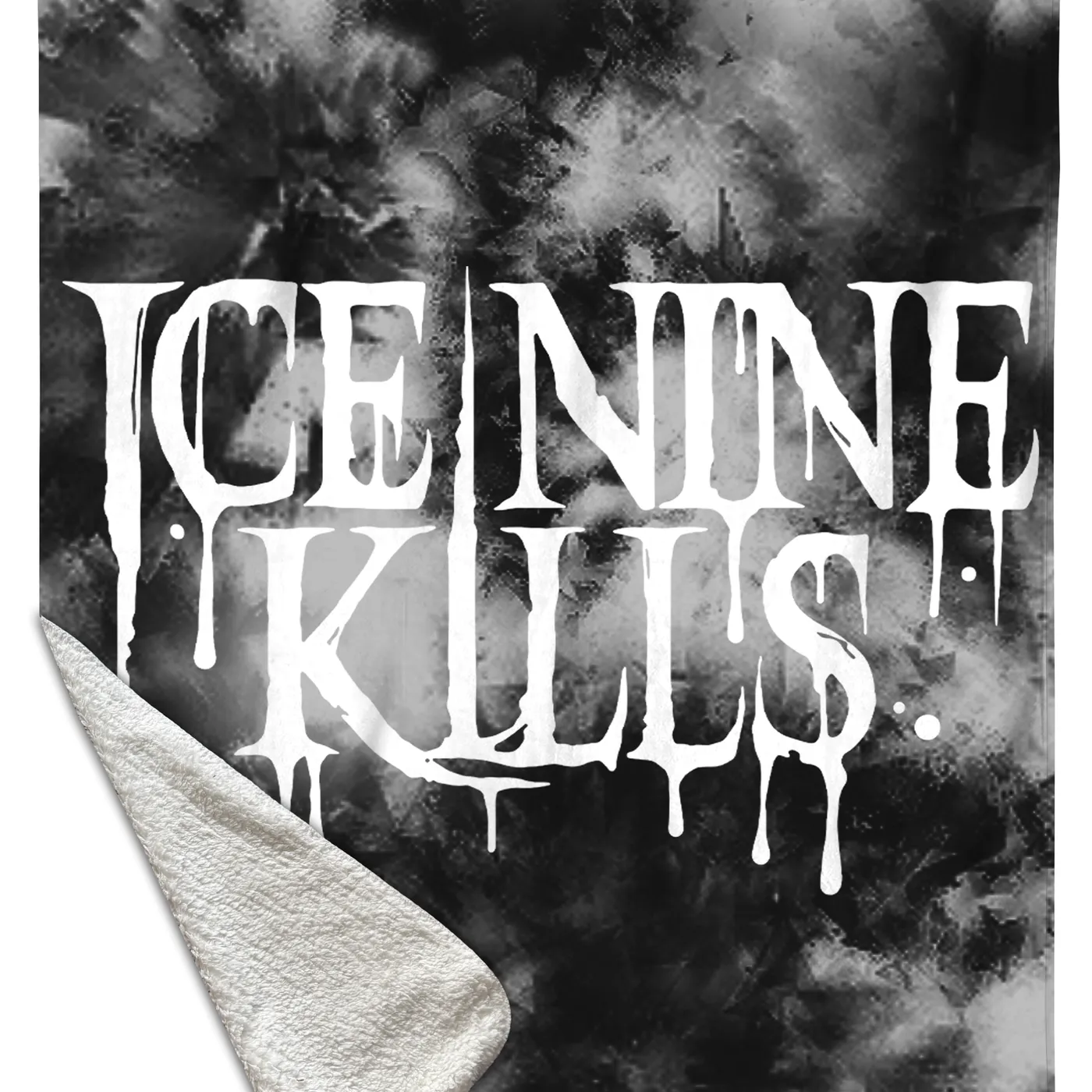 Rocksax Ice Nine Kills Sherpa Fleece Blanket - Drippy logo