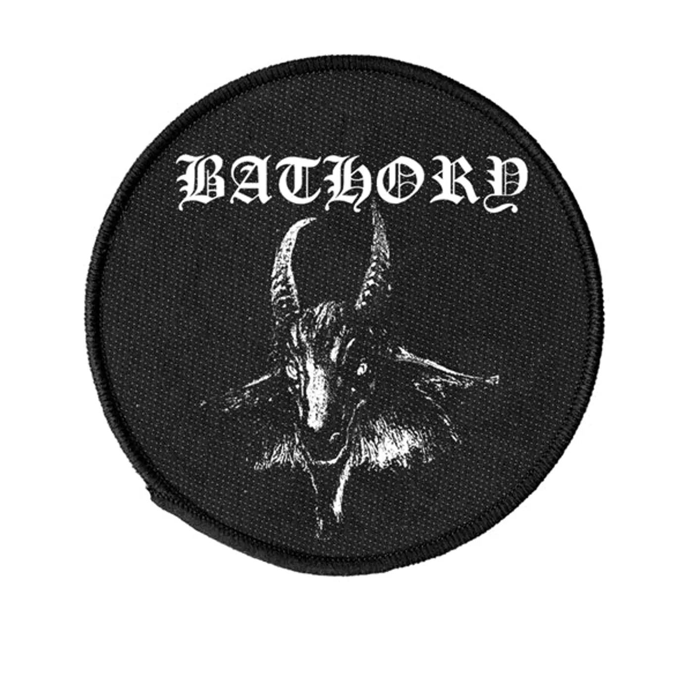 Bathory Sew-On Patch - Goat (Circle)