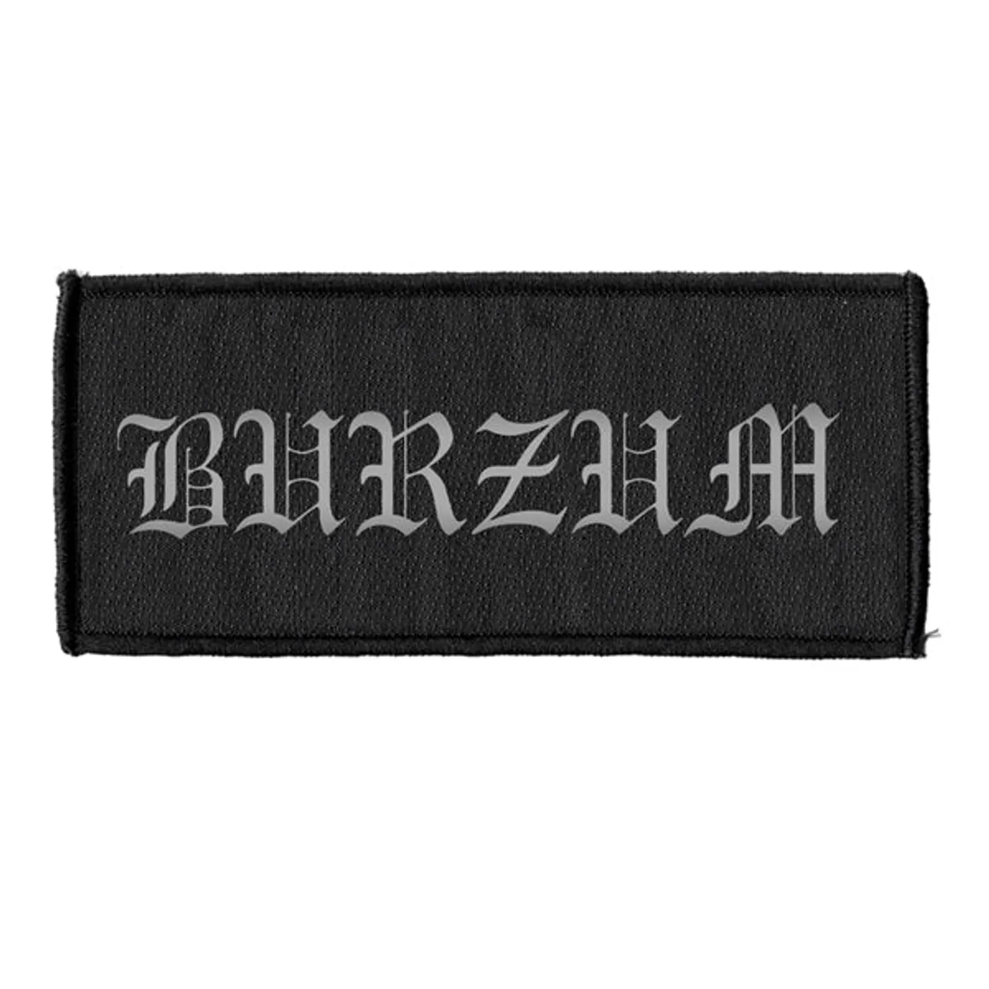 Burzum Sew-On Patch - Logo (Silver)