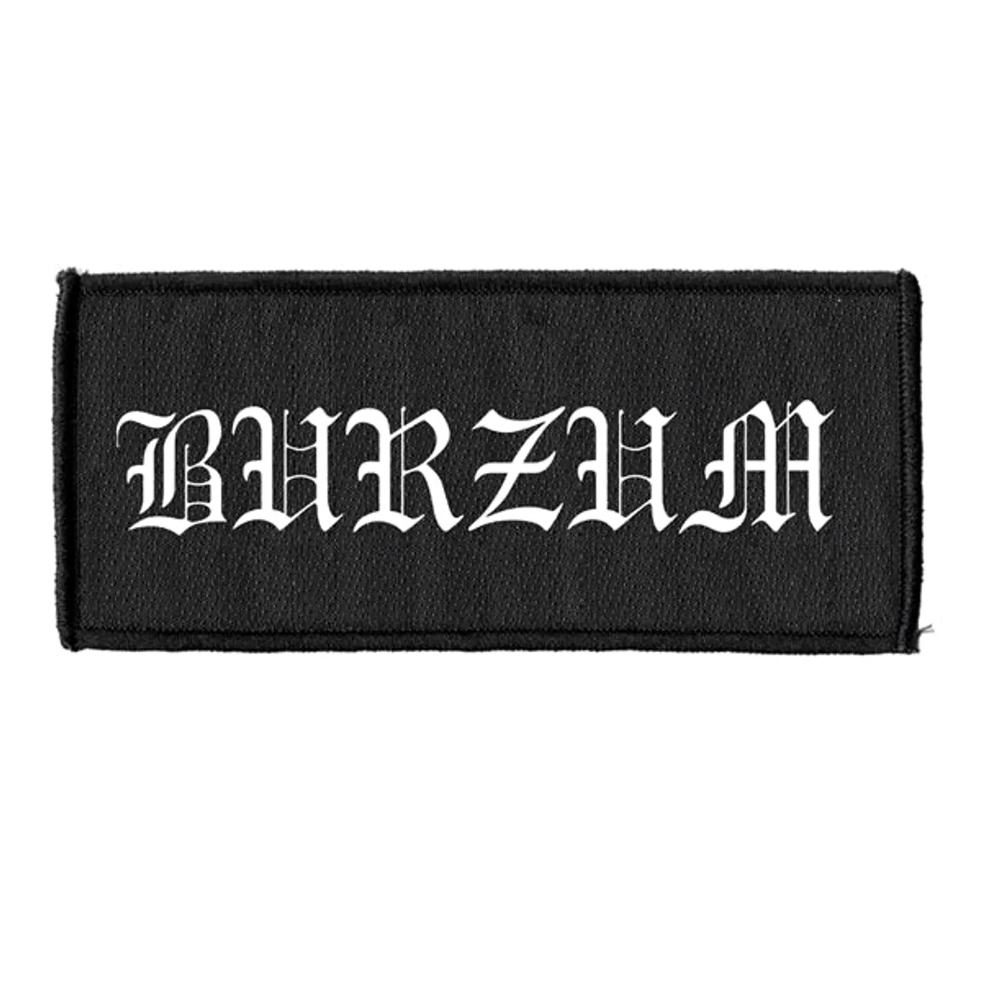 Burzum Sew-On Patch - Logo (White)