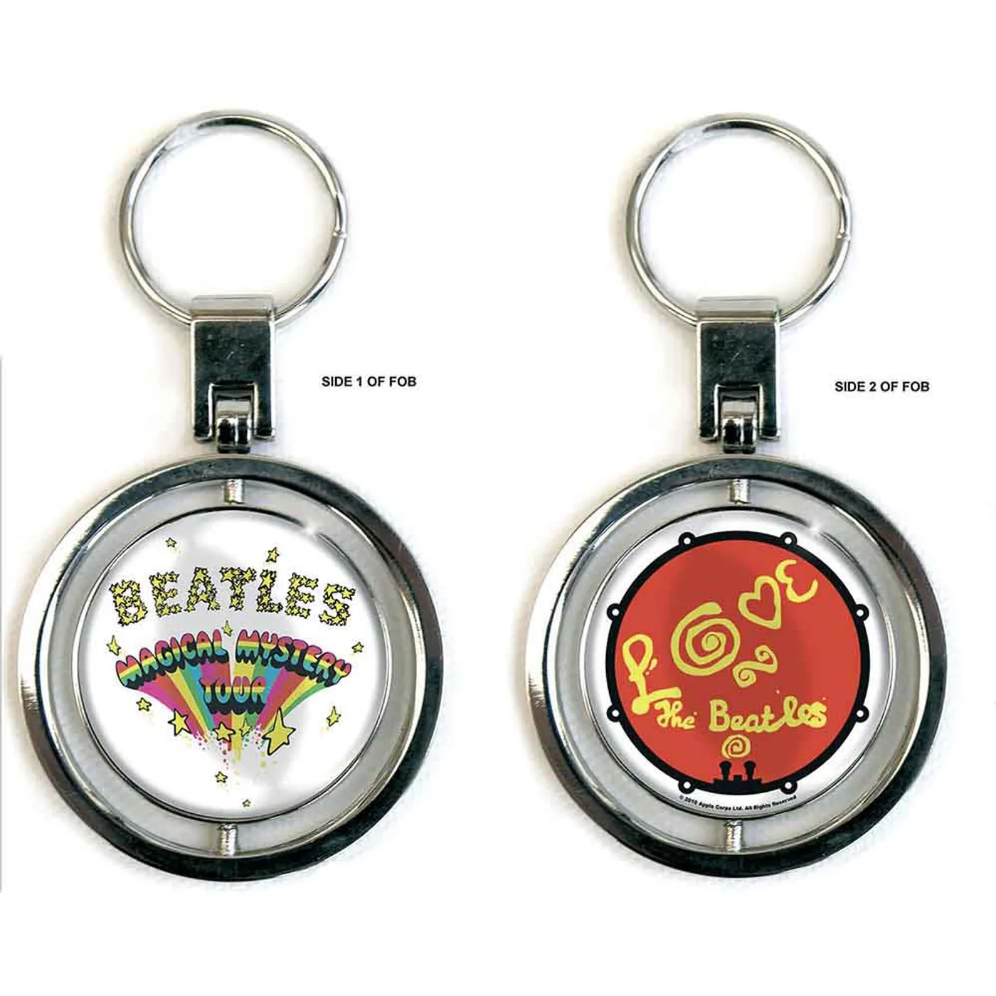 The Beatles Spinner Keychains - Magical Mystery Tour