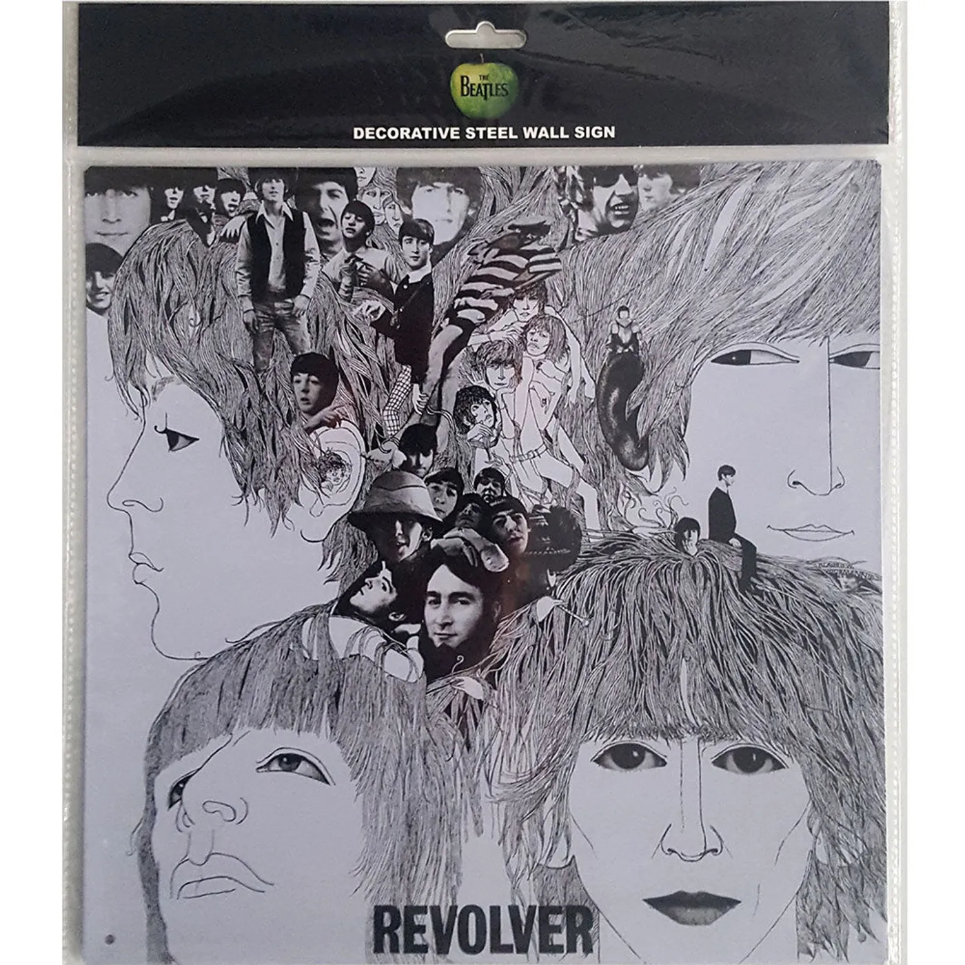 The Beatles Tin Signs 30x30 - Revolver Album Cover Steel