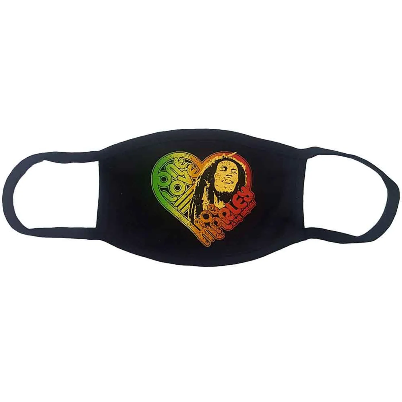 Bob Marley Face Masks - One Love Heart