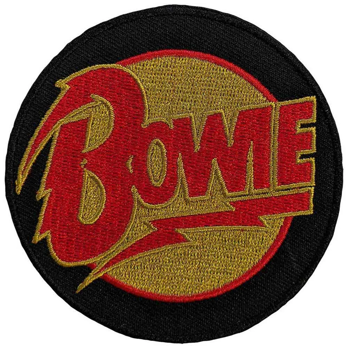David Bowie Patches - Iron On - Diamond Dogs Logo Circle