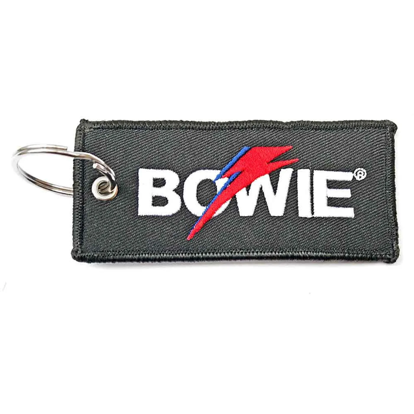 David Bowie Patch Keychains - Flash Logo
