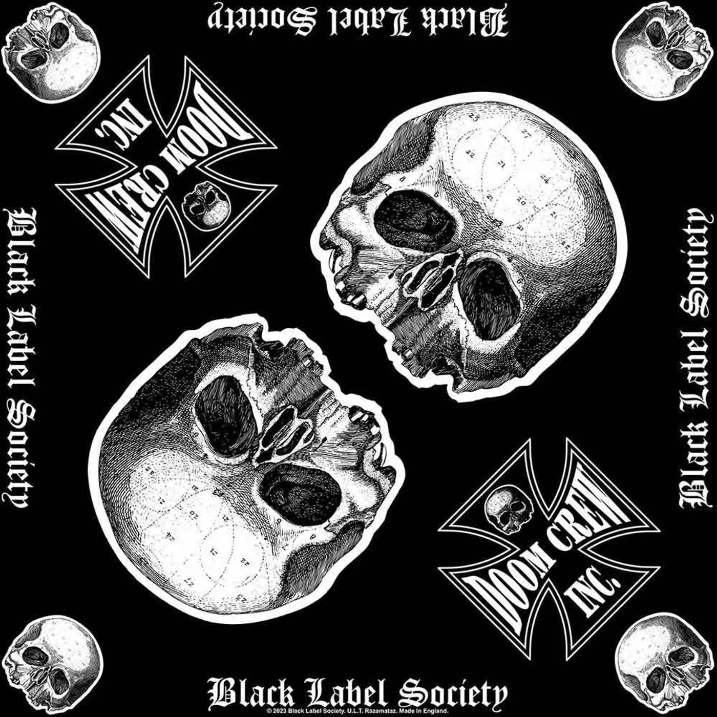 Black Label Society Bandanas - Doom Crew