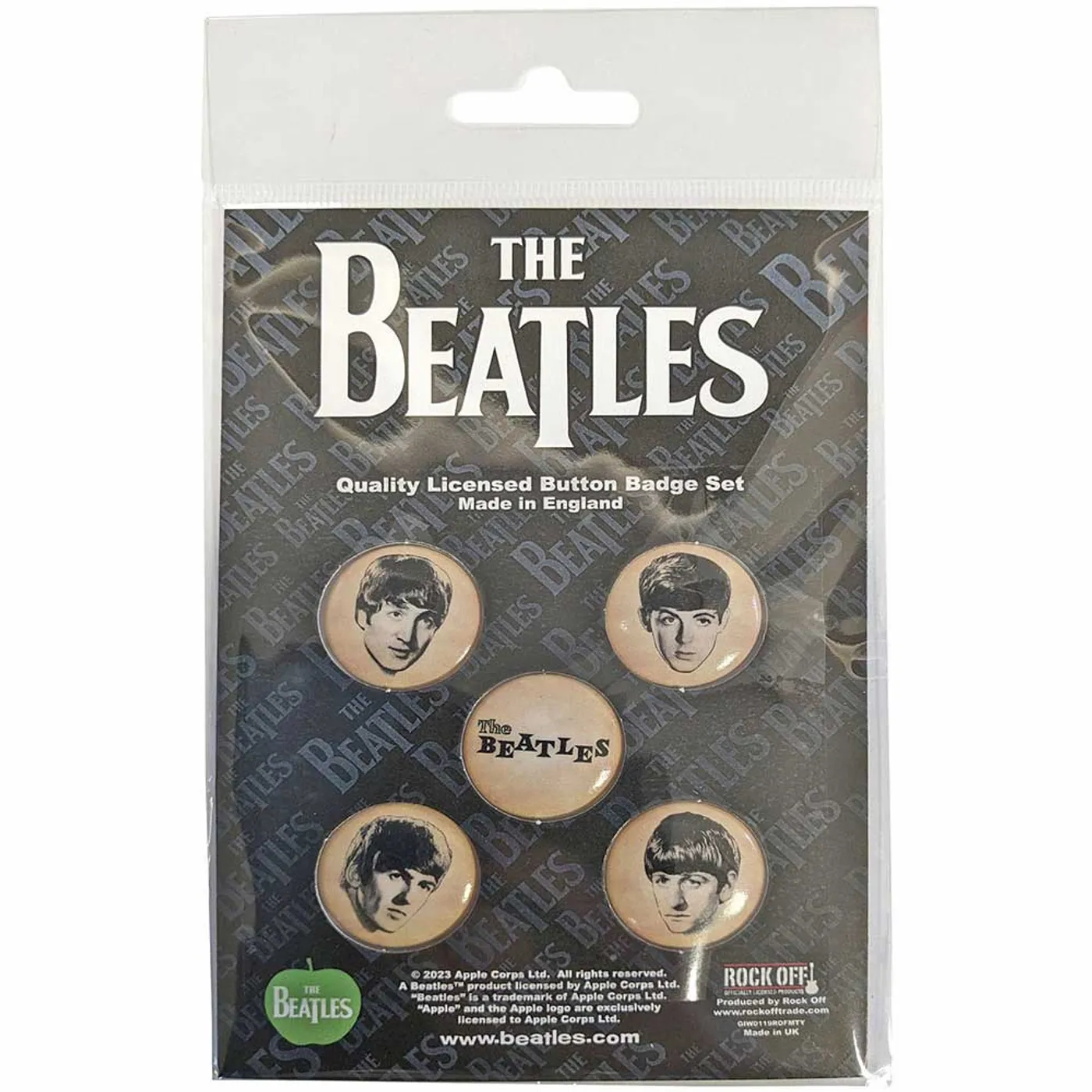 The Beatles Plastic Pin Badge - She Loves You Vintage