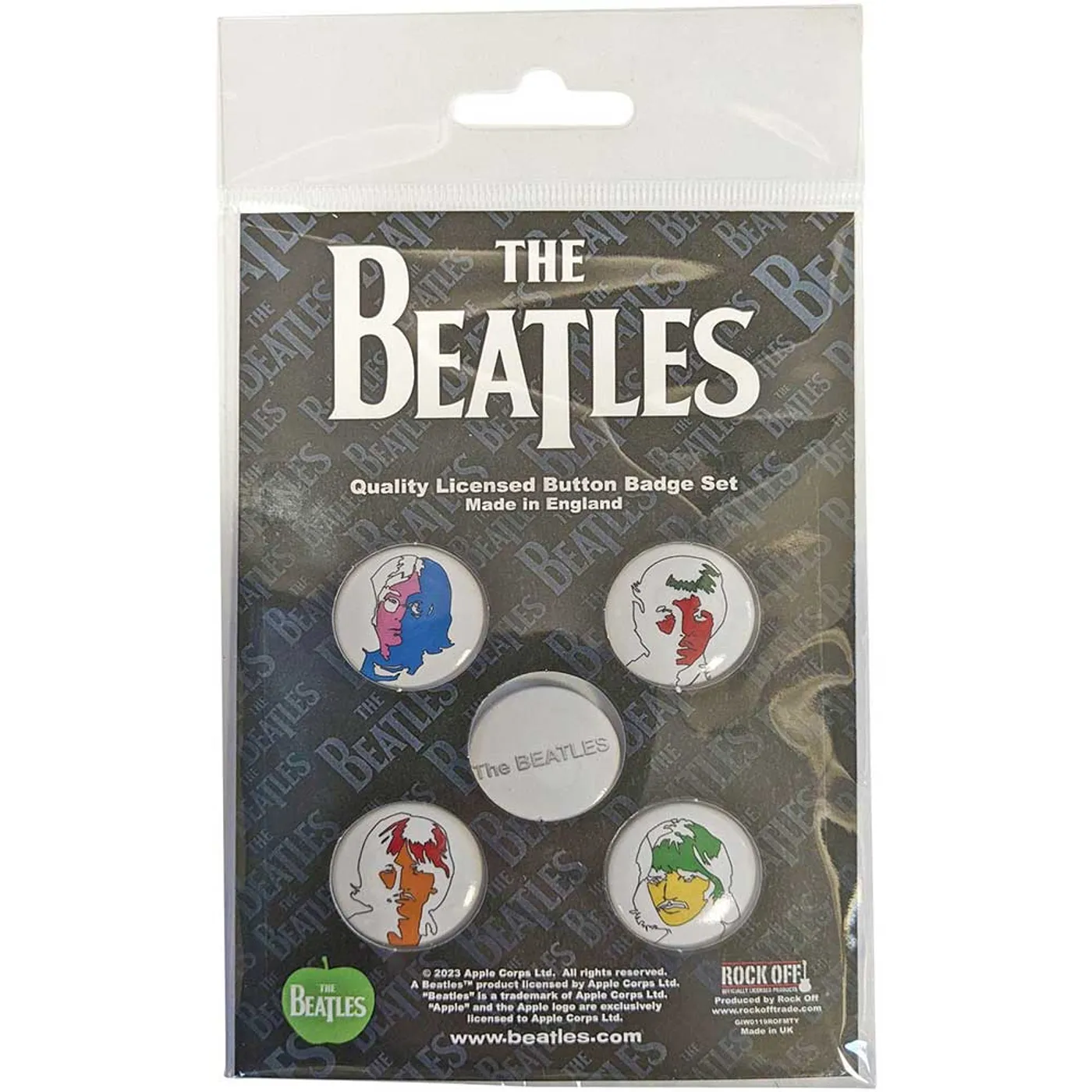 The Beatles Plastic Pin Badge - Ob-La-Di