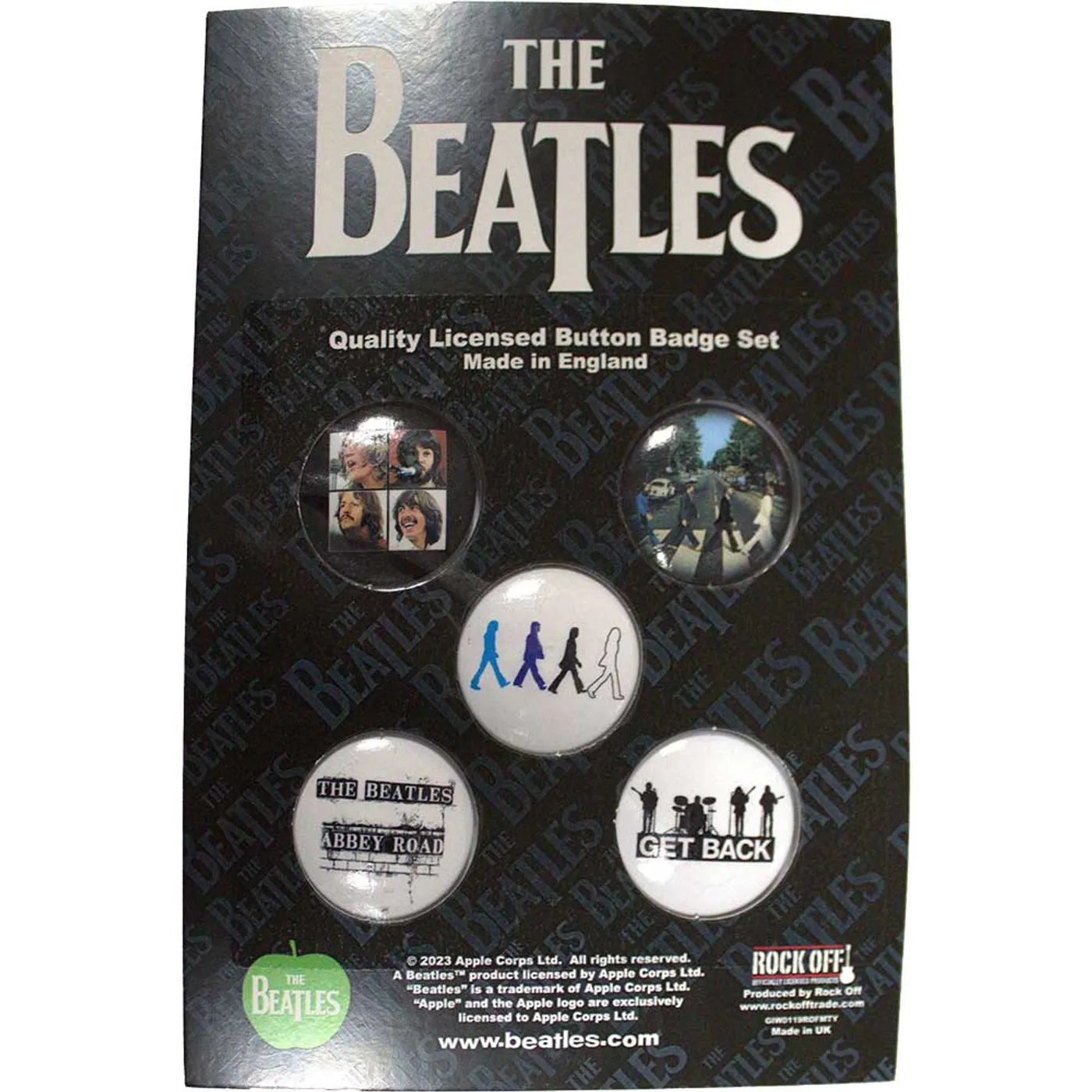 The Beatles Plastic Pin Badge - 1969-1970