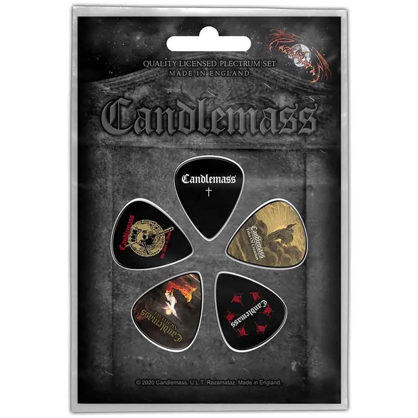 Candlemass Plectrum - Multi -pack - Gravestone