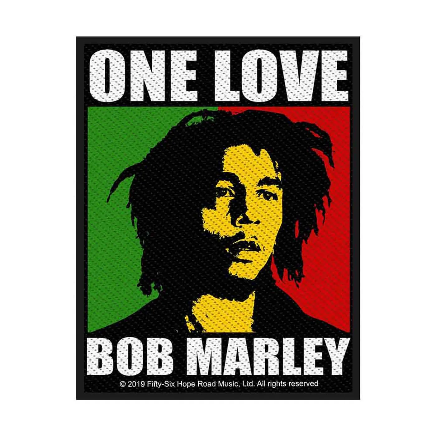 Bob Marley Patches - Woven Sew On - One Love