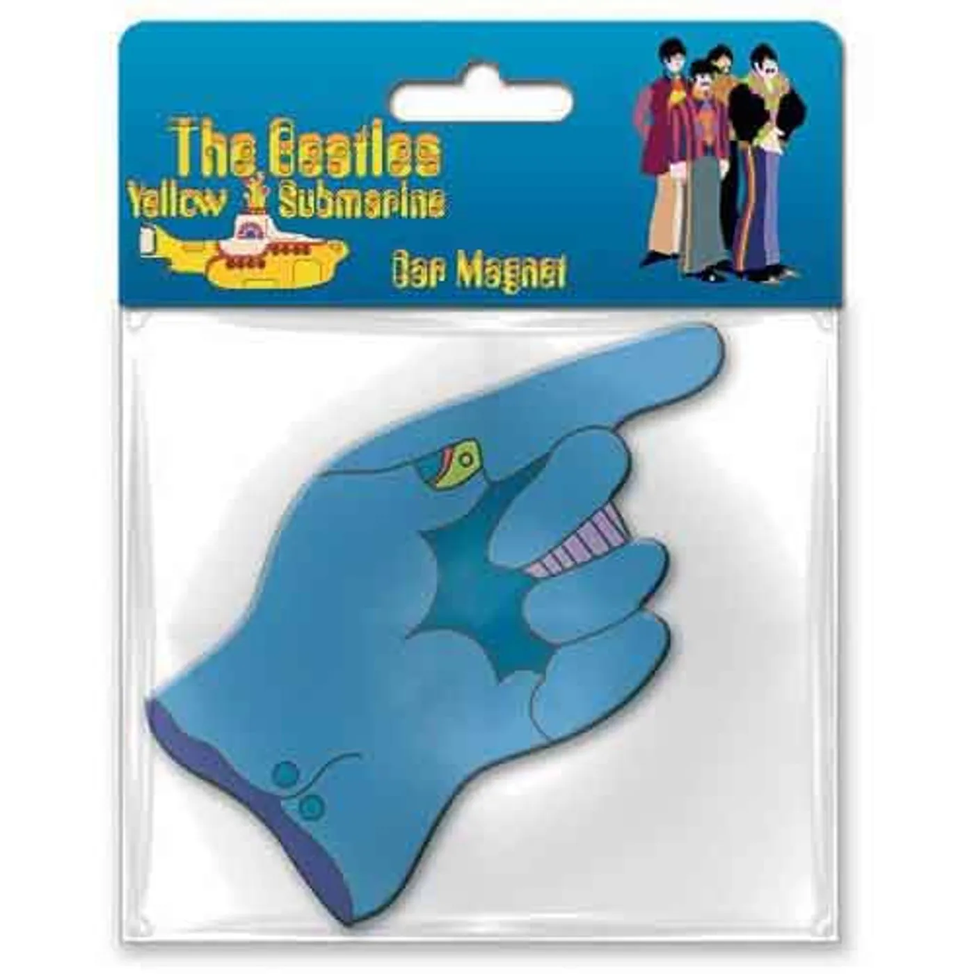 The Beatles Magnets - Rubber Die Cut - Yellow Submarine The Flying Glove Car