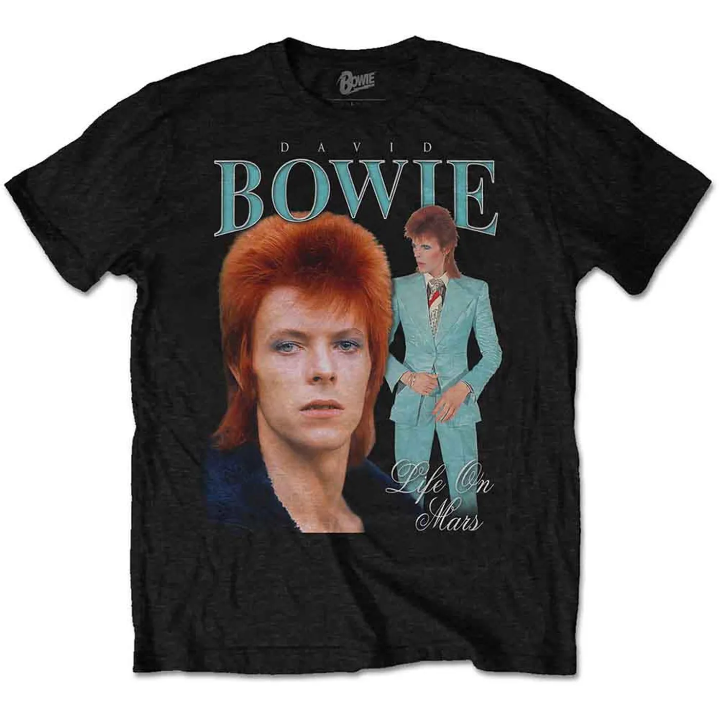 David Bowie T Shirt - Life On Mars Homage